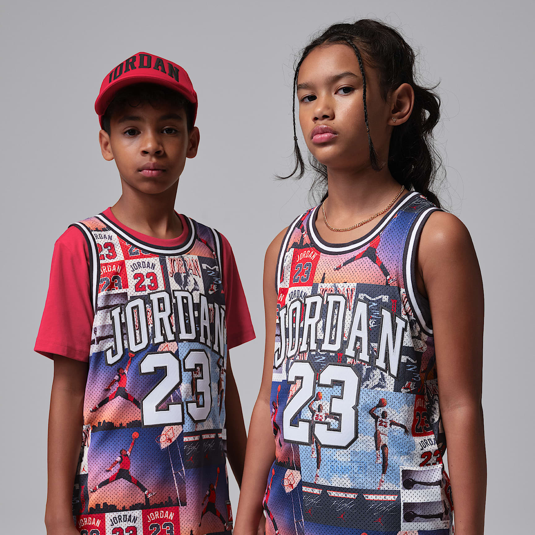 Jersey estampado para niños talla grande Jordan23