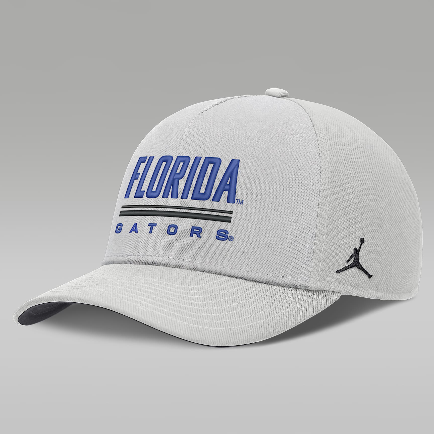 Gorra universitaria marca Jordan Dri-FIT ajustable para hombre Florida Sideline Practice Rise