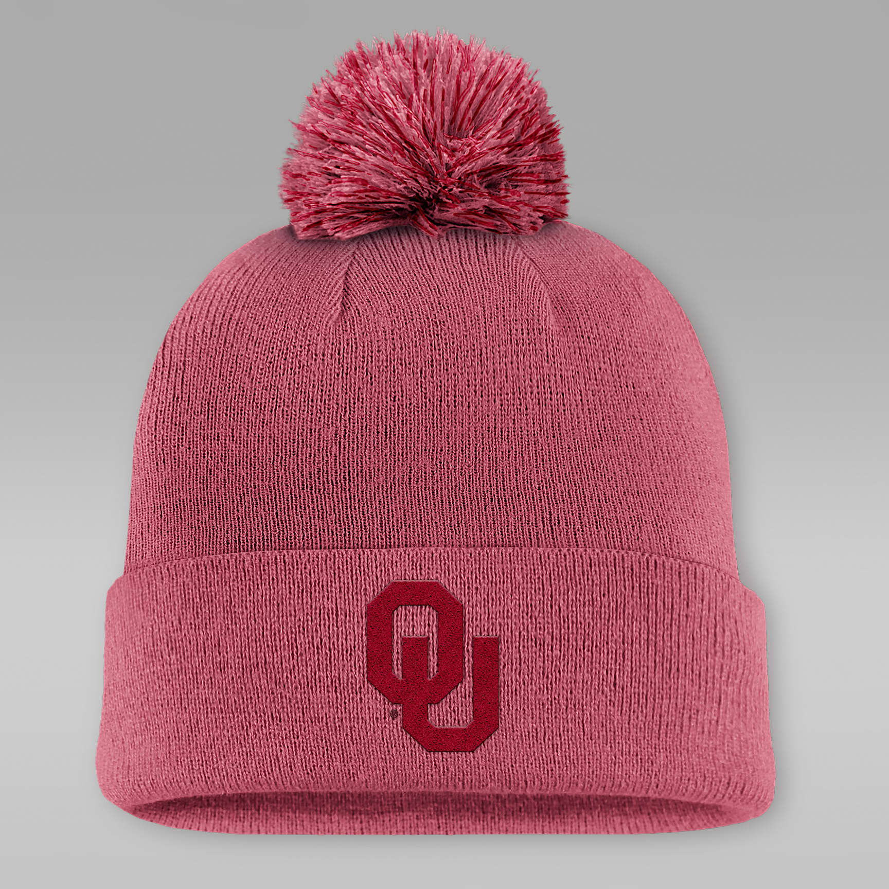 Oklahoma Primetime Campus Toned Men's Jordan Brand College Cuffed Pom Beanie