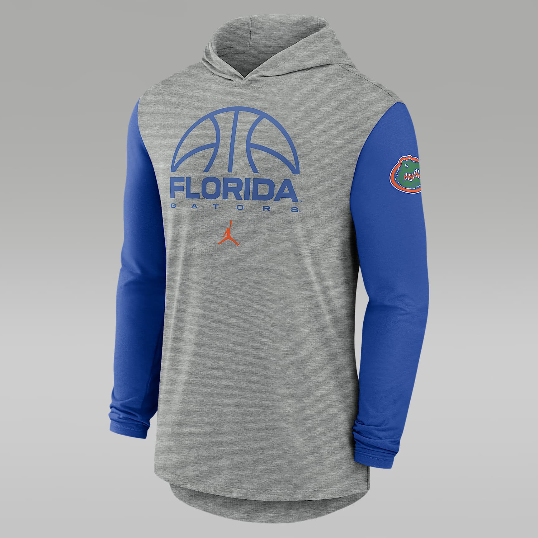 Florida Basketball Men's Jordan Brand Dri-FIT College Long-Sleeve Hooded T-Shirt