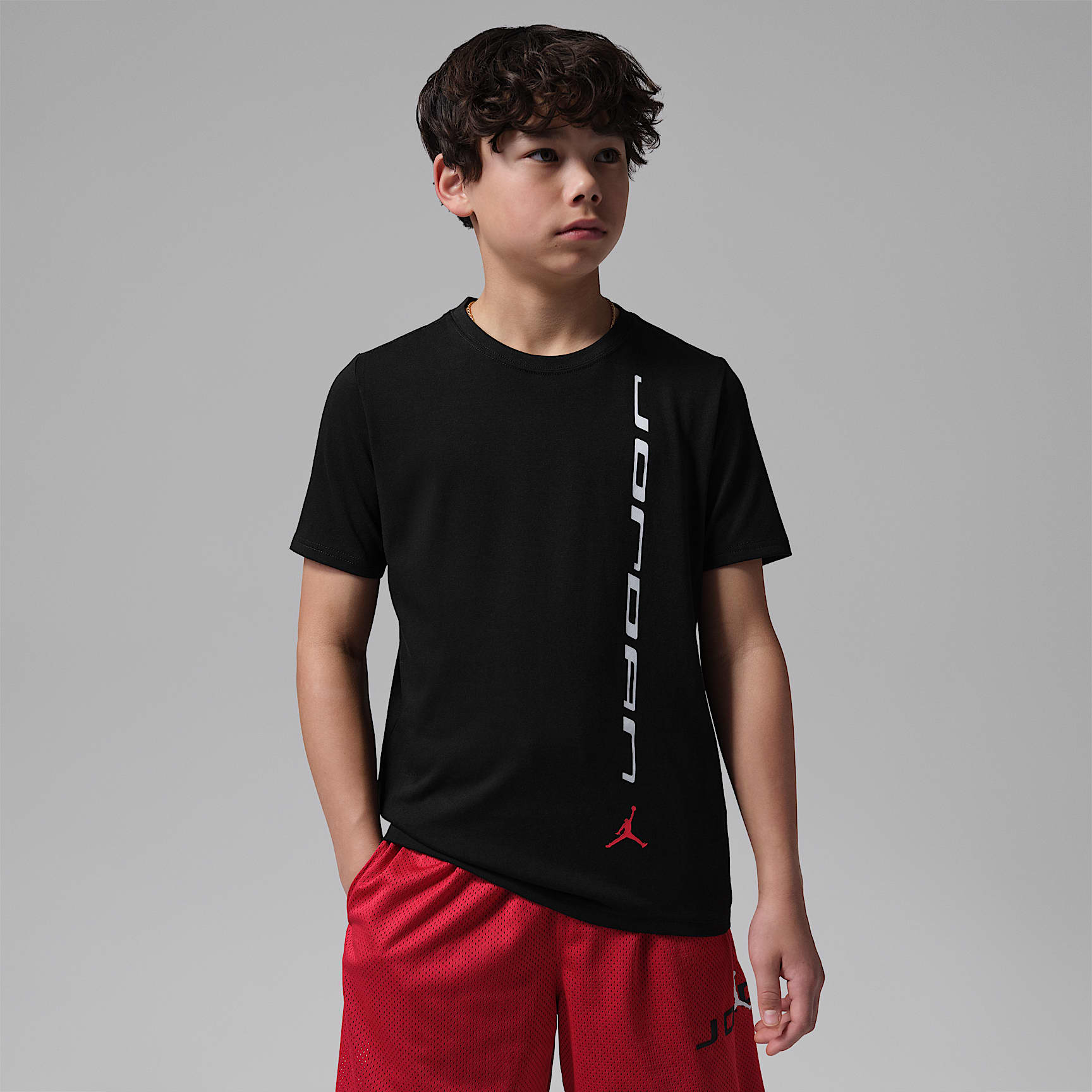 Playera con gráfico para niños talla grande Jordan Sport