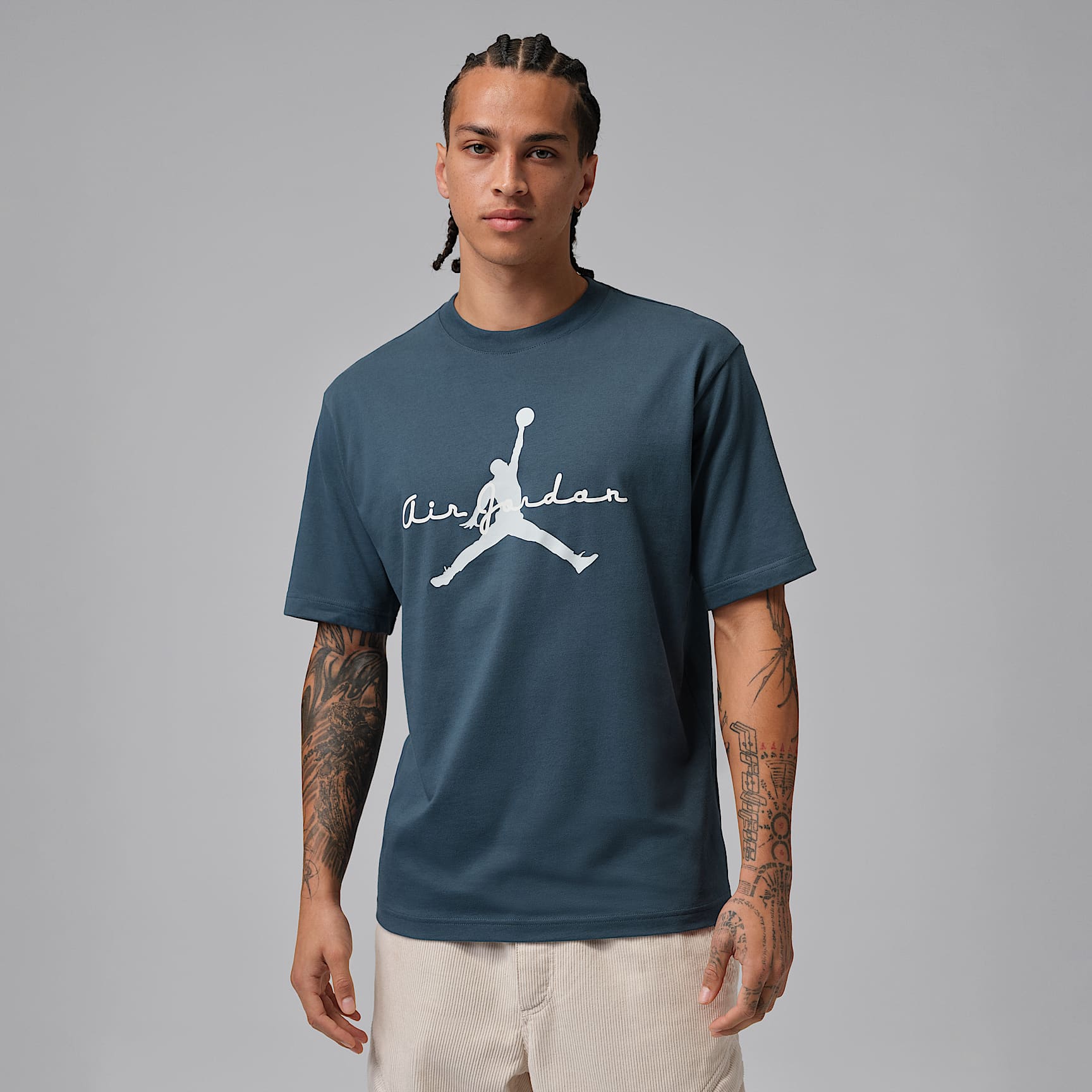 T-shirt com grafismo Jordan Brooklyn para homem