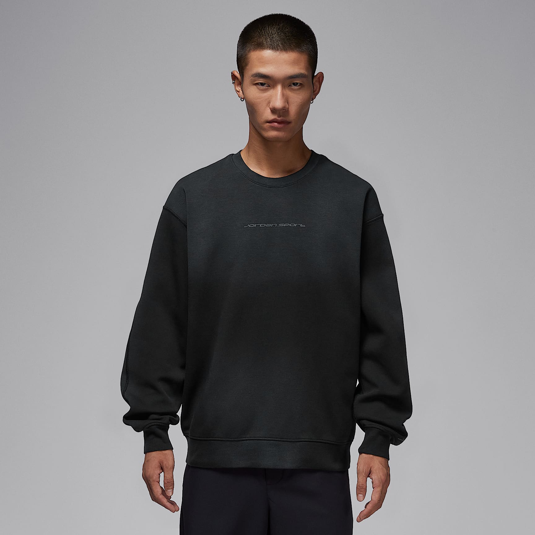 조던 스포츠 후프 남성 드라이 핏 풀오버 크루넥 스웻셔츠