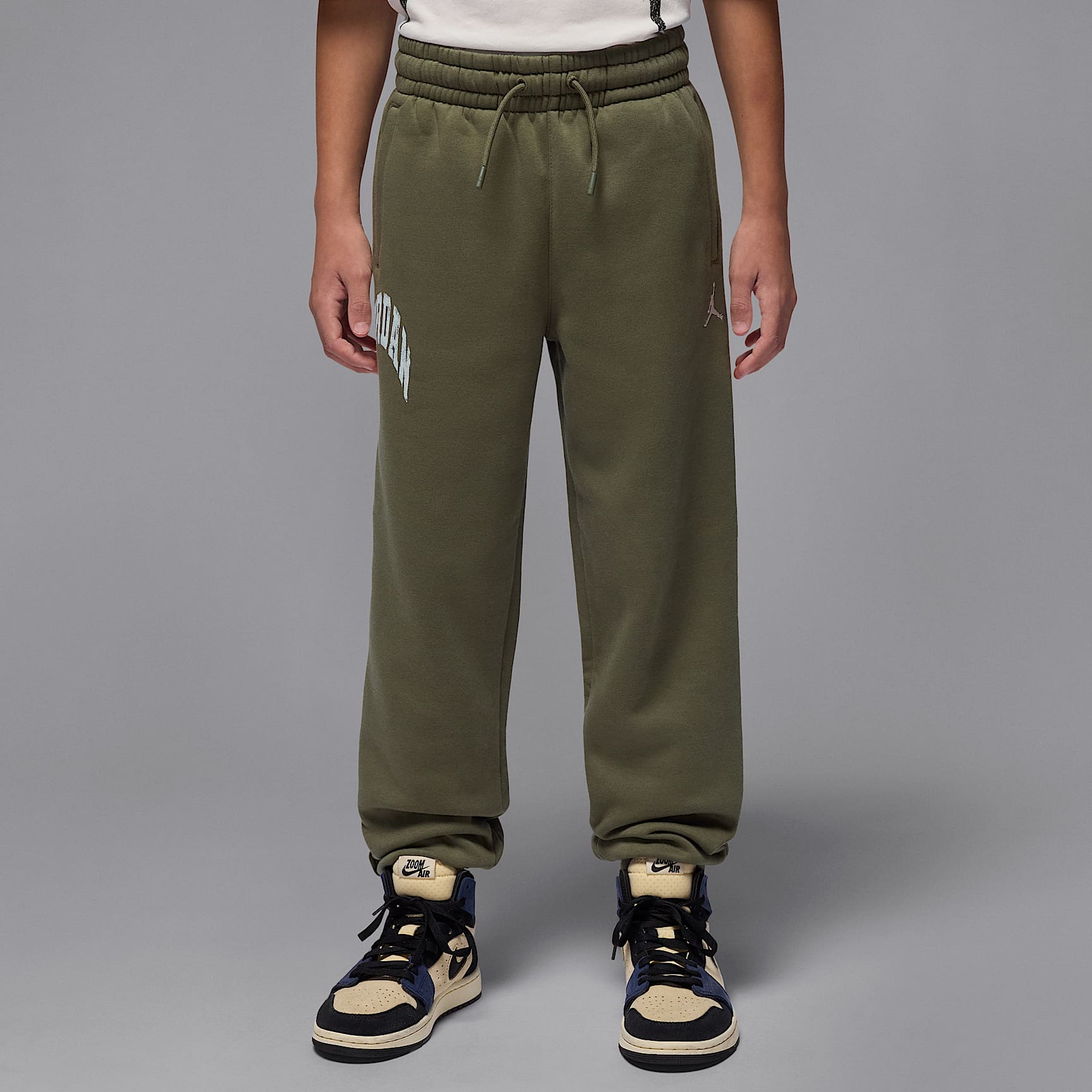 Pants de tejido Fleece para niños talla grande Jordan MVP
