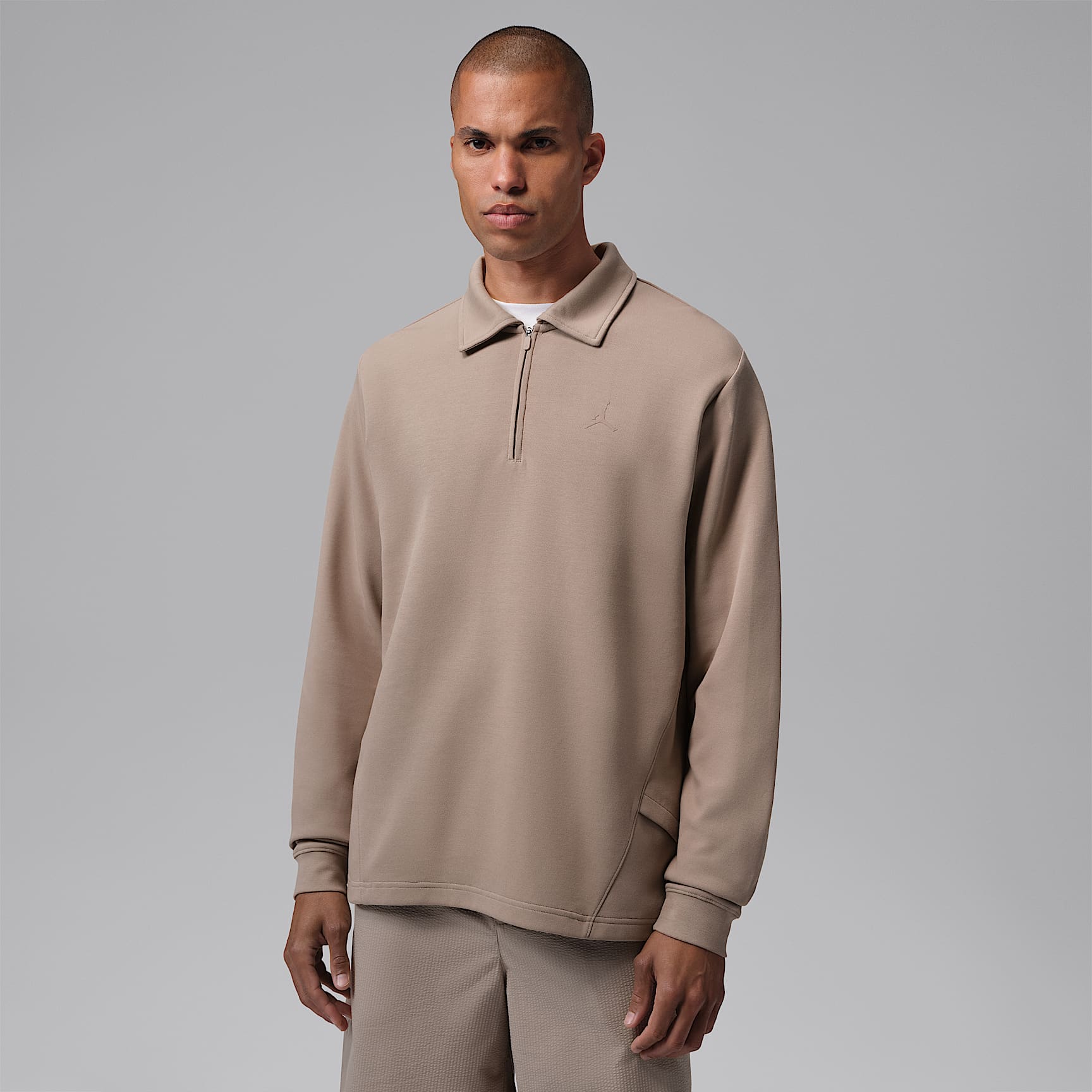 Jordan Men's 1/2-Zip Collared Long-Sleeve Golf Top