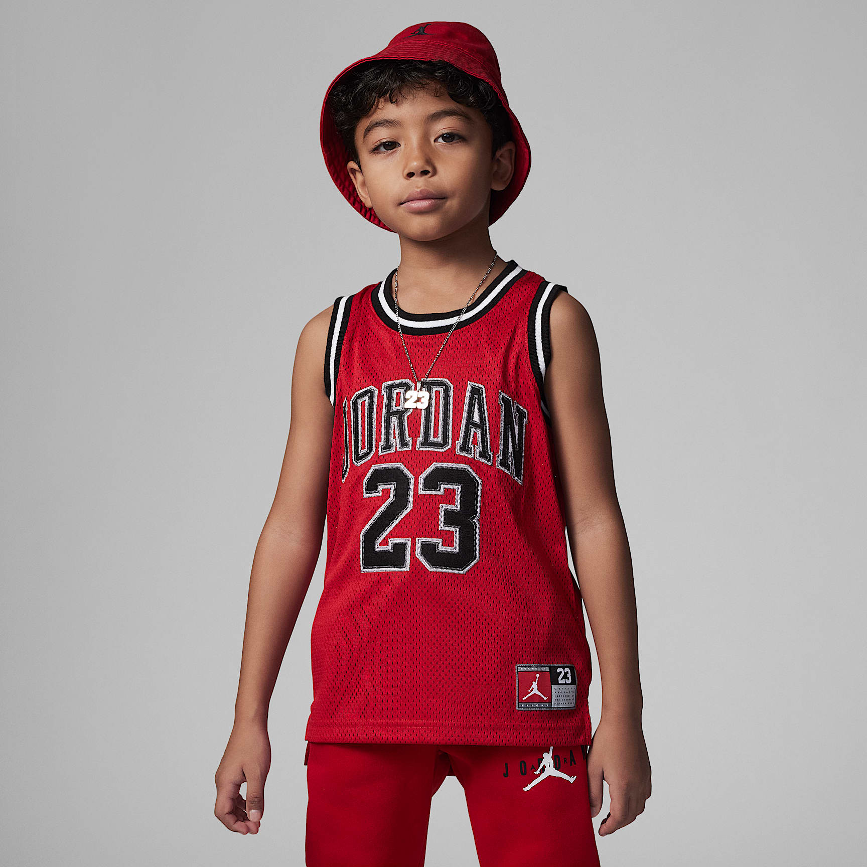 Playera para niños talla pequeña Jordan 23 Jersey