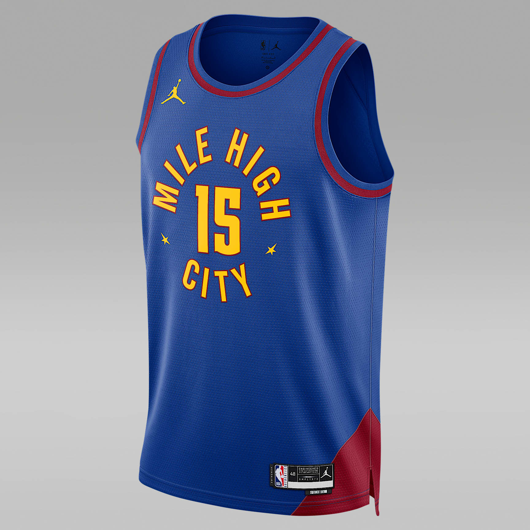Camisola NBA Swingman Jordan Dri-FIT Denver Nuggets Statement Edition para homem