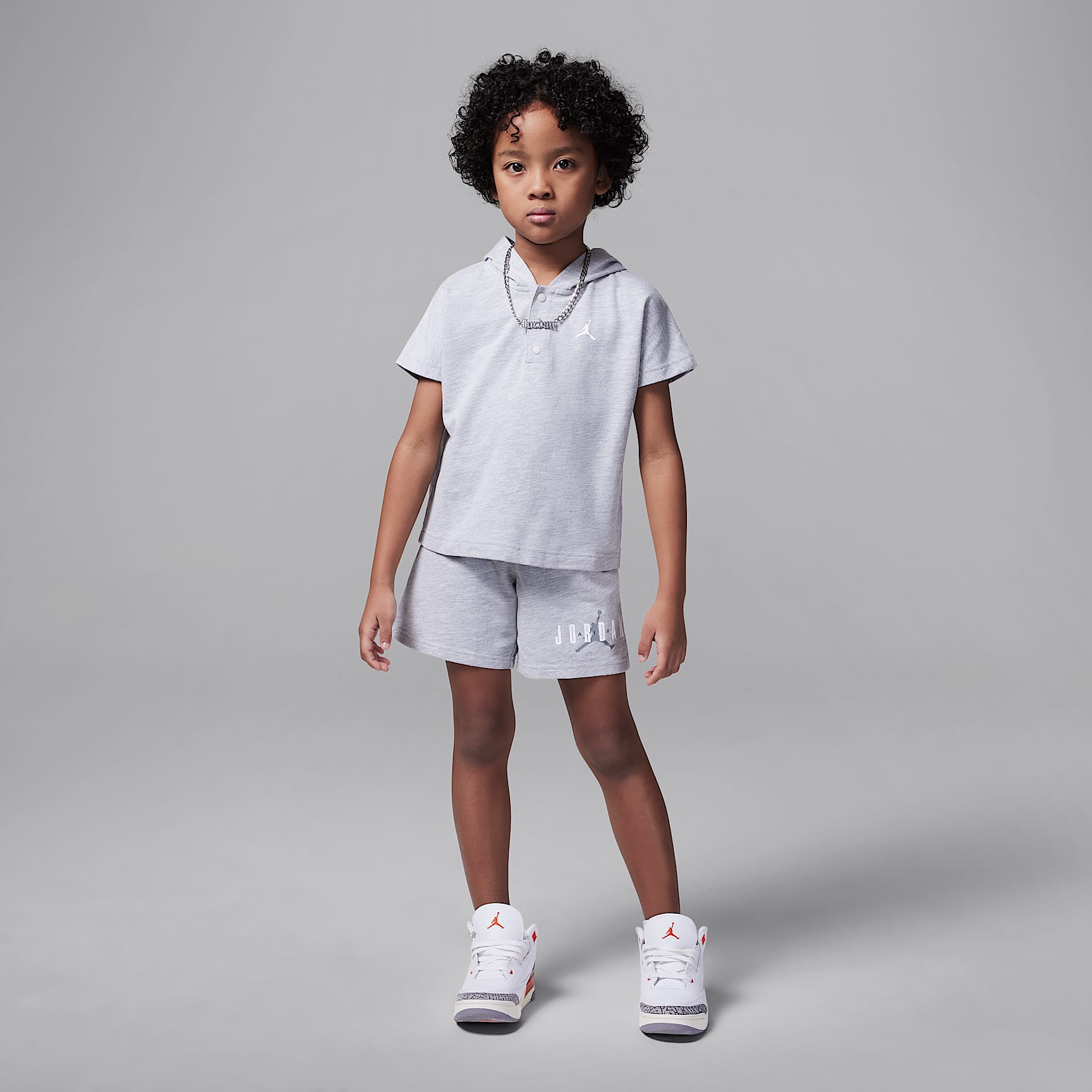 Jordan Little Kids' 2-Piece French Terry Henley Hoodie Set