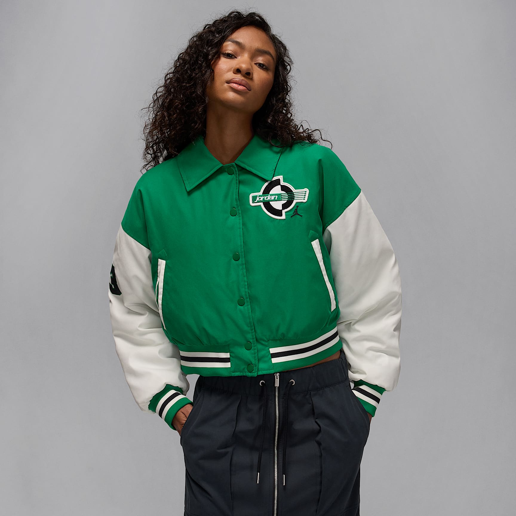Jordan Brooklyn Women's Therma-FIT Varsity Jacket
