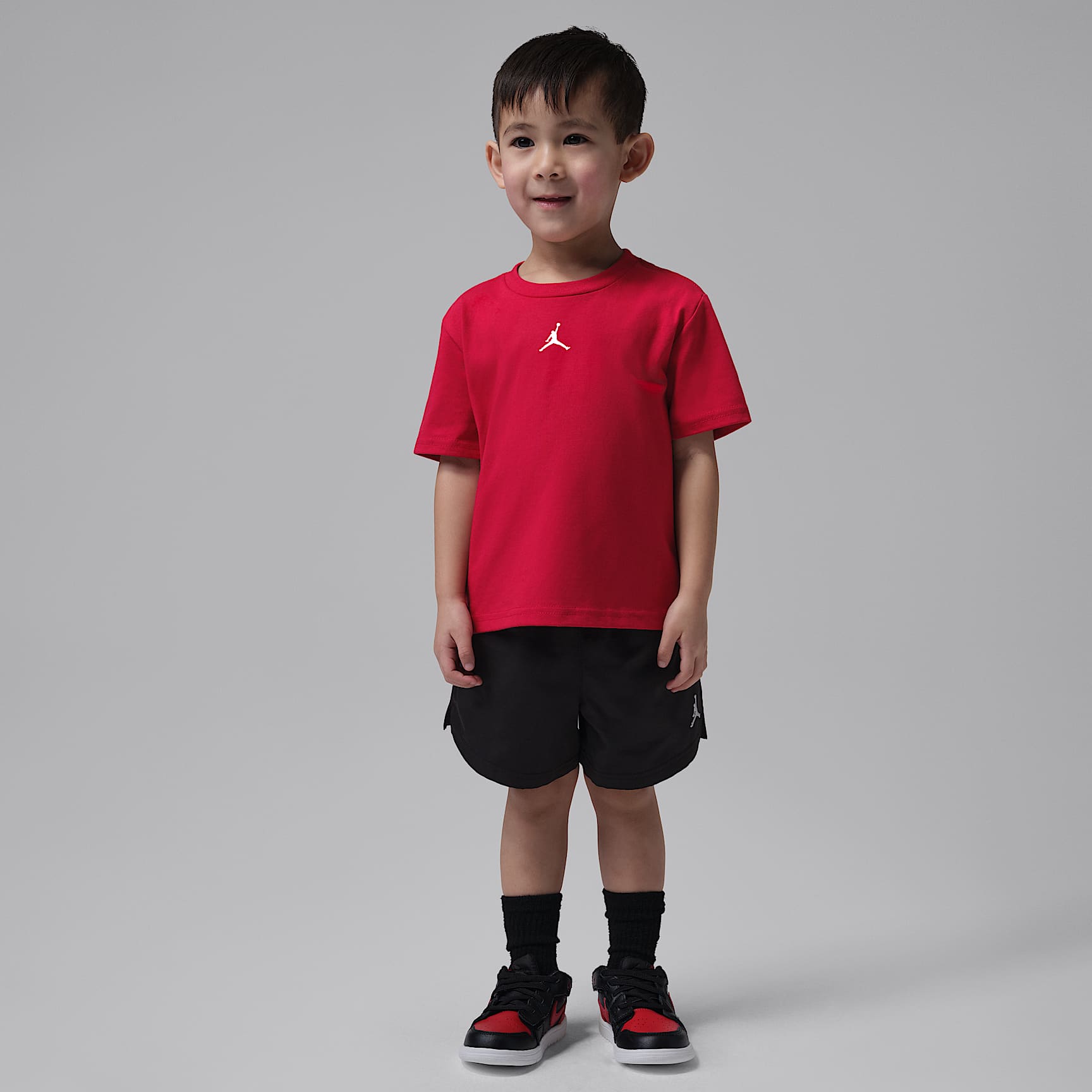 Conjunto de 2 piezas con shorts para jugar de tejido Woven Jumpman infantil Jordan
