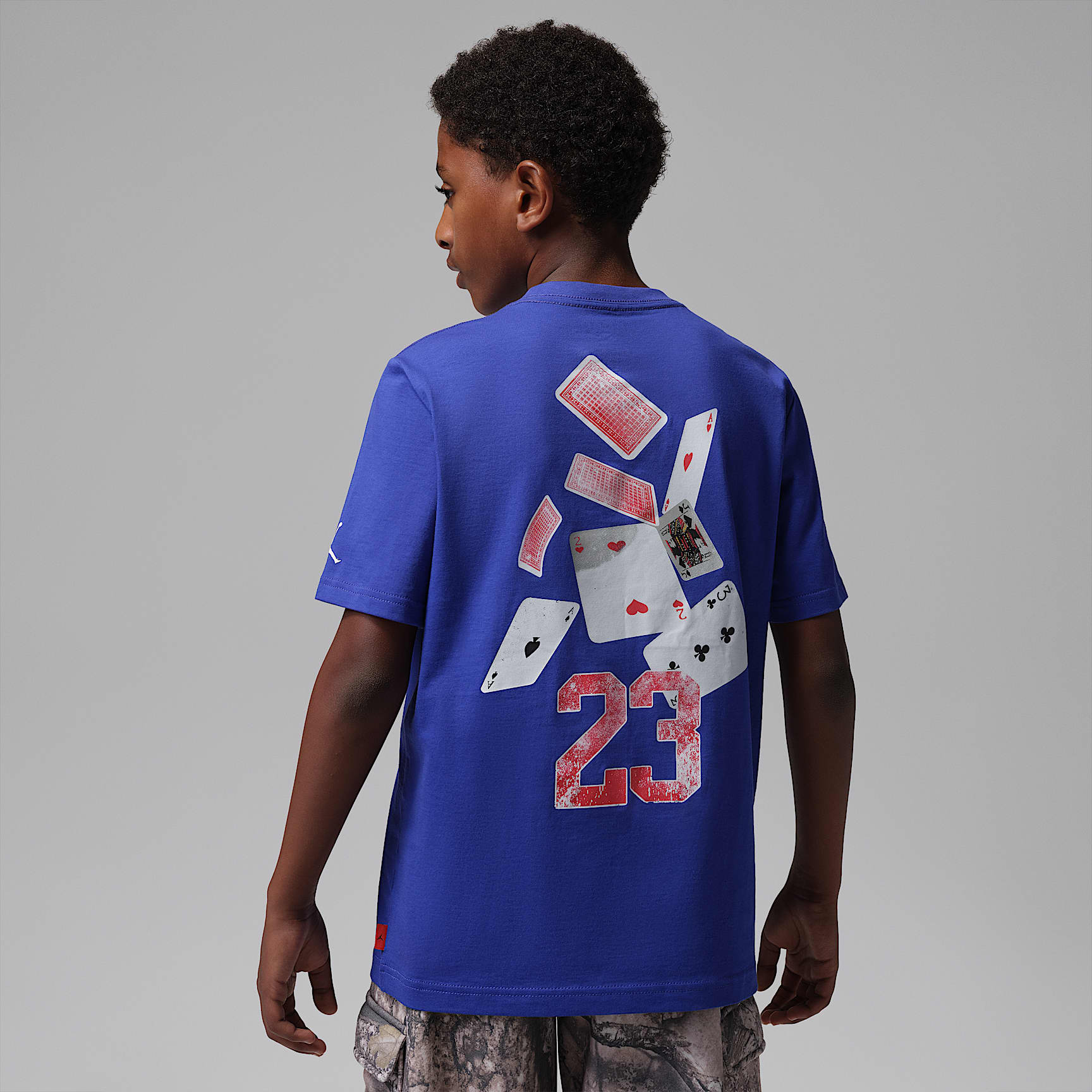 Jordan Big Kids' 23 Card Pickup T-Shirt