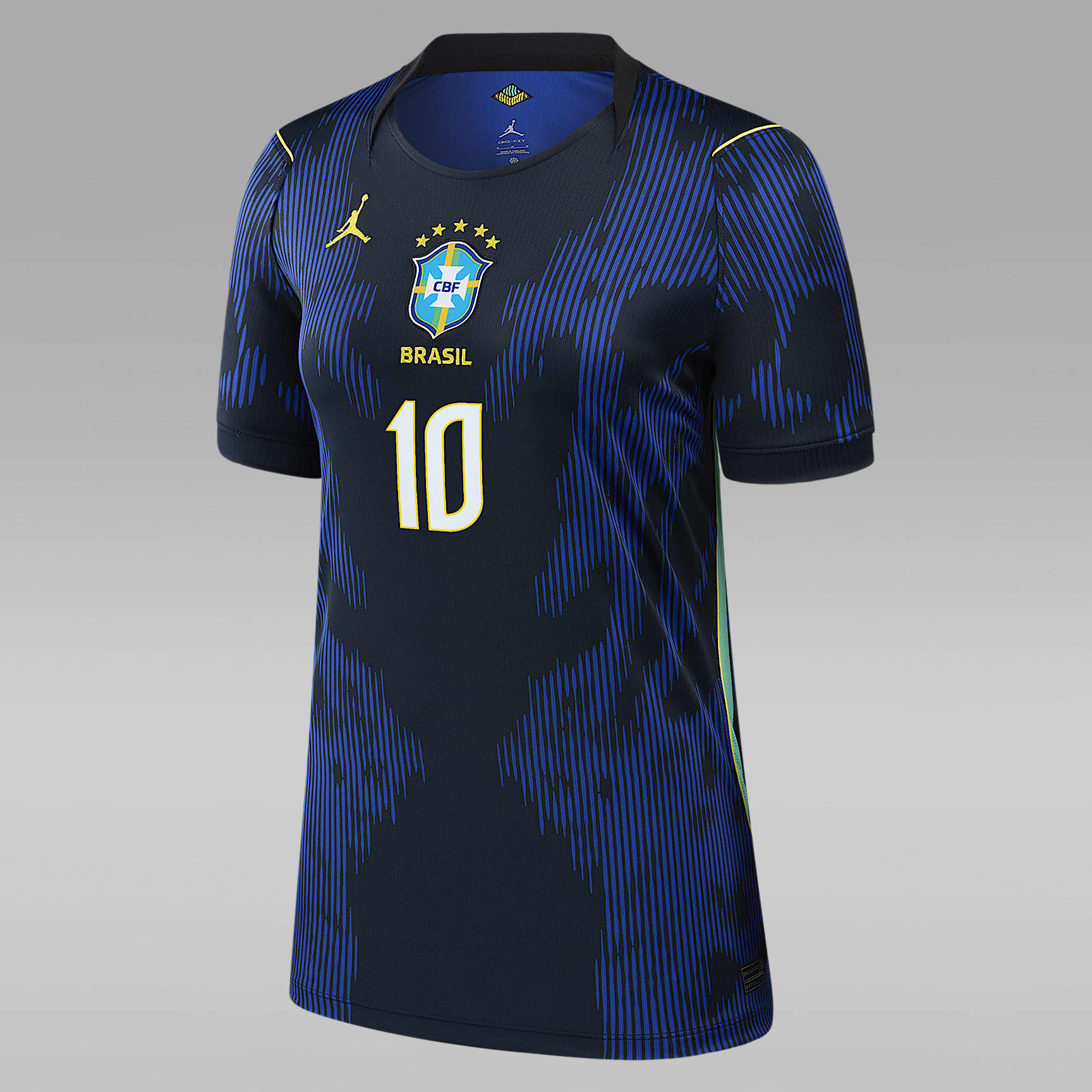 Neymar Jr. Brazil 2026 Stadium Away Women's Jordan Dri-FIT Soccer Replica Jersey