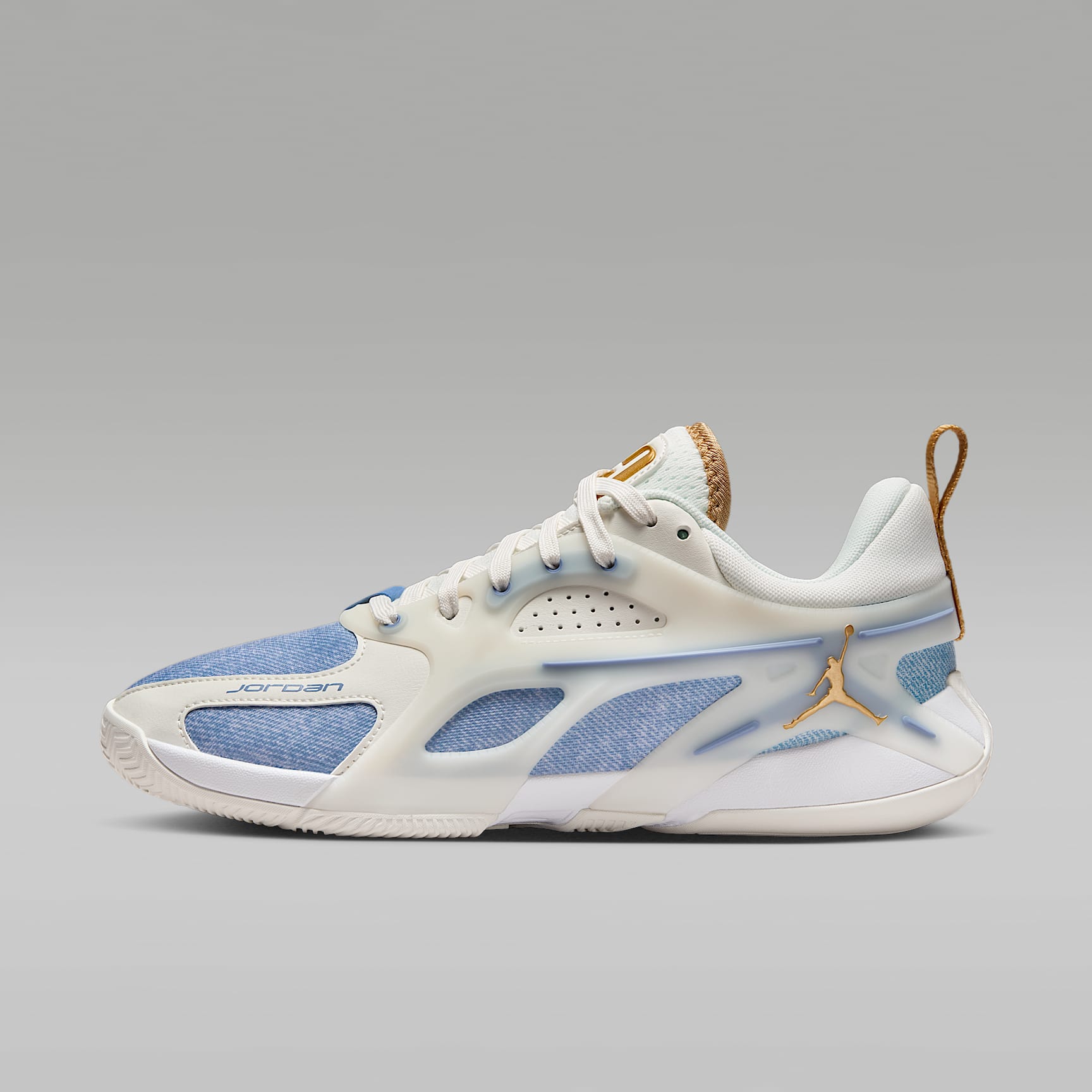 Jordan Heir Series PF "Denim and Gold" Women's Basketball Shoes