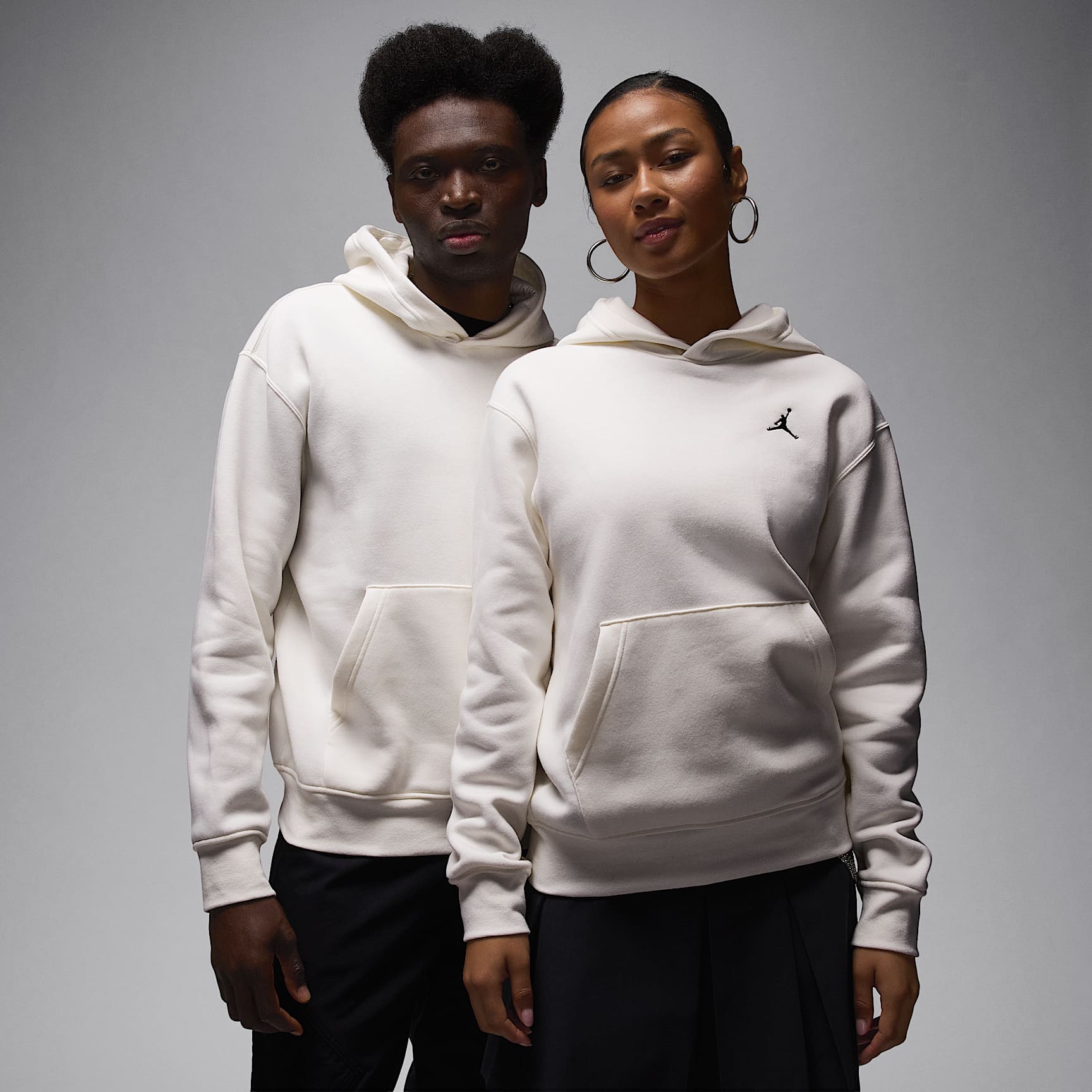 Sudadera con gorro sin cierre para hombre Jordan Brooklyn Fleece