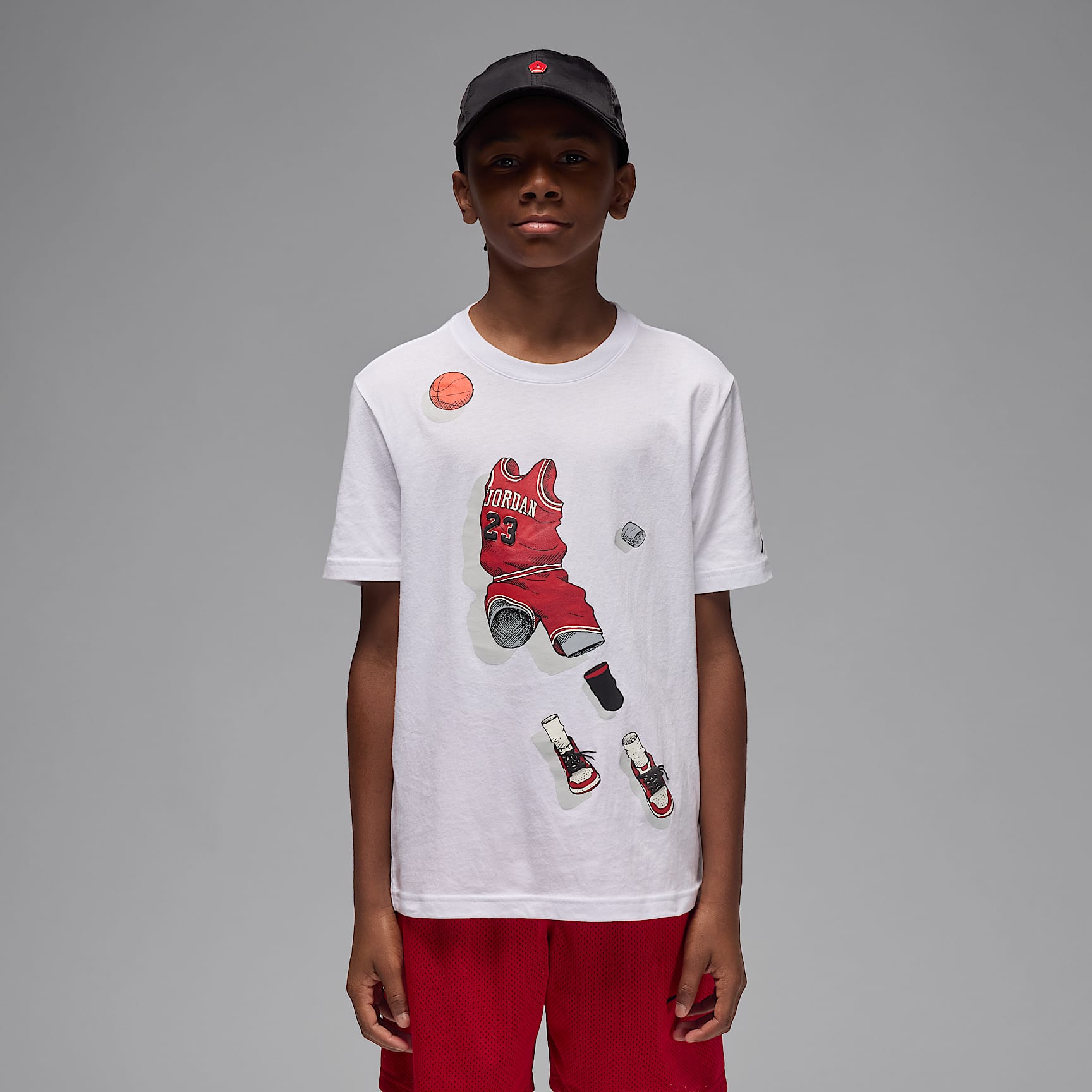 Jordan Big Kids' Ghostman T-Shirt