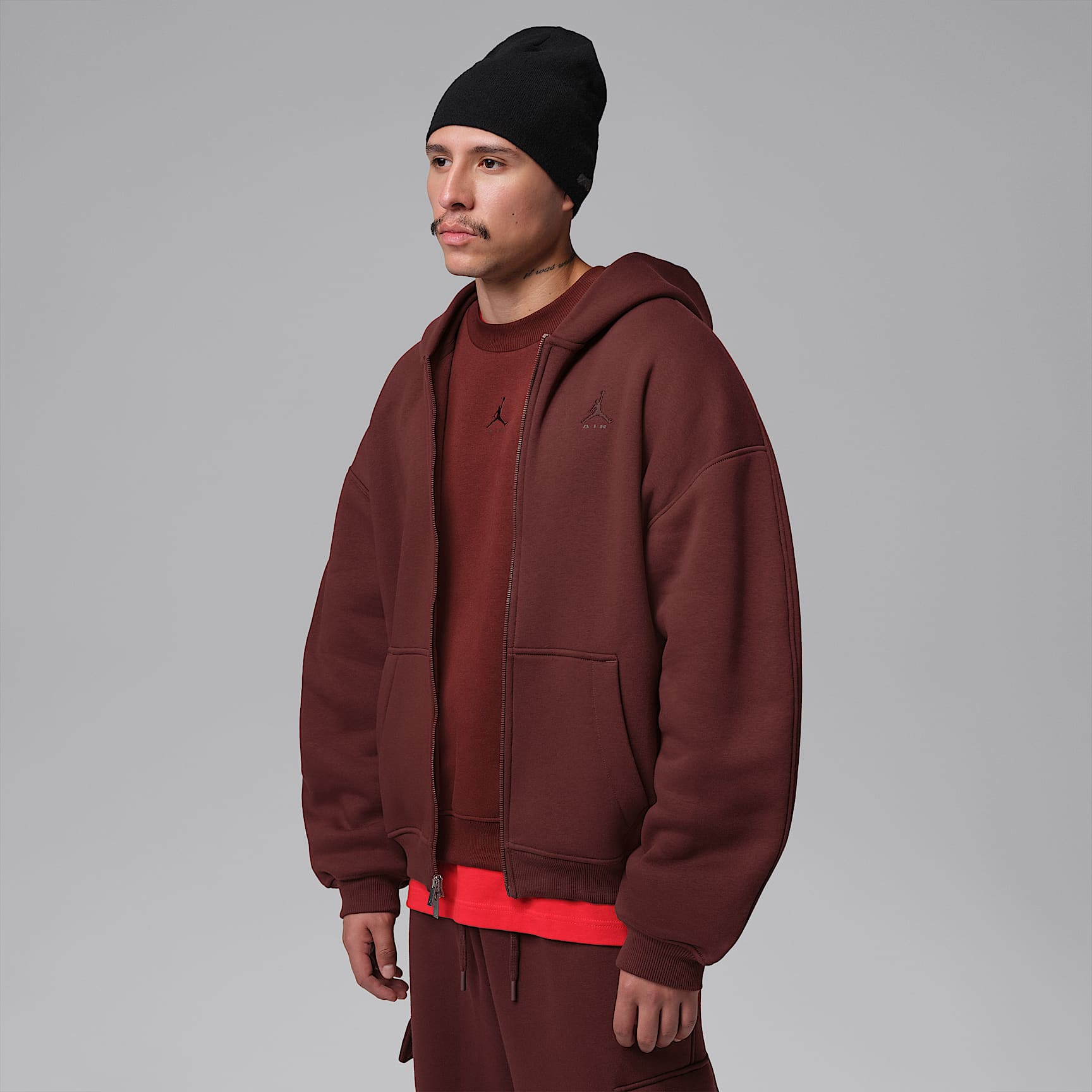 Jordan Brooklyn Men's Oversized Fleece Full-Zip