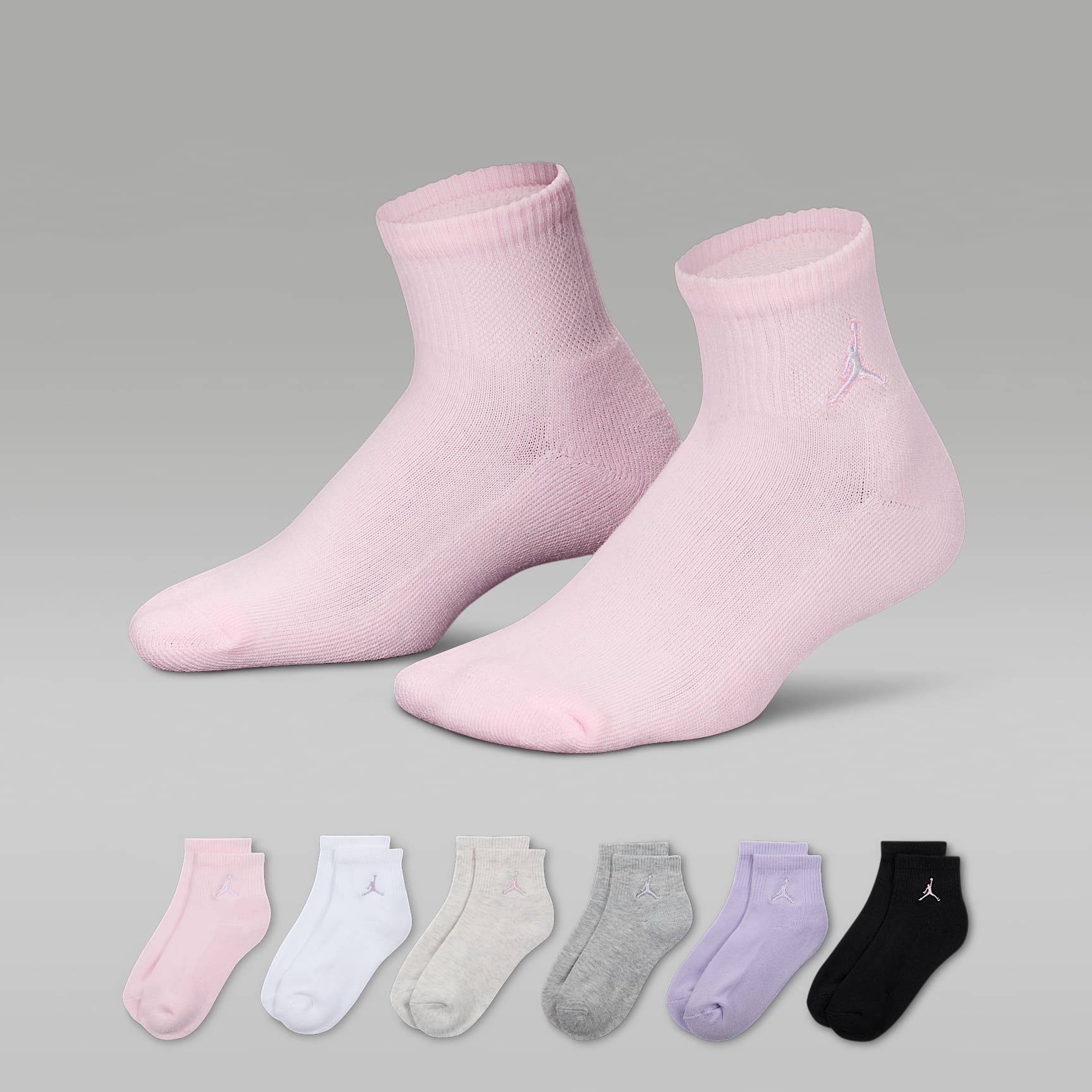 Calcetines al tobillo para niños talla grande (6 pares) Jordan Everyday Essentials