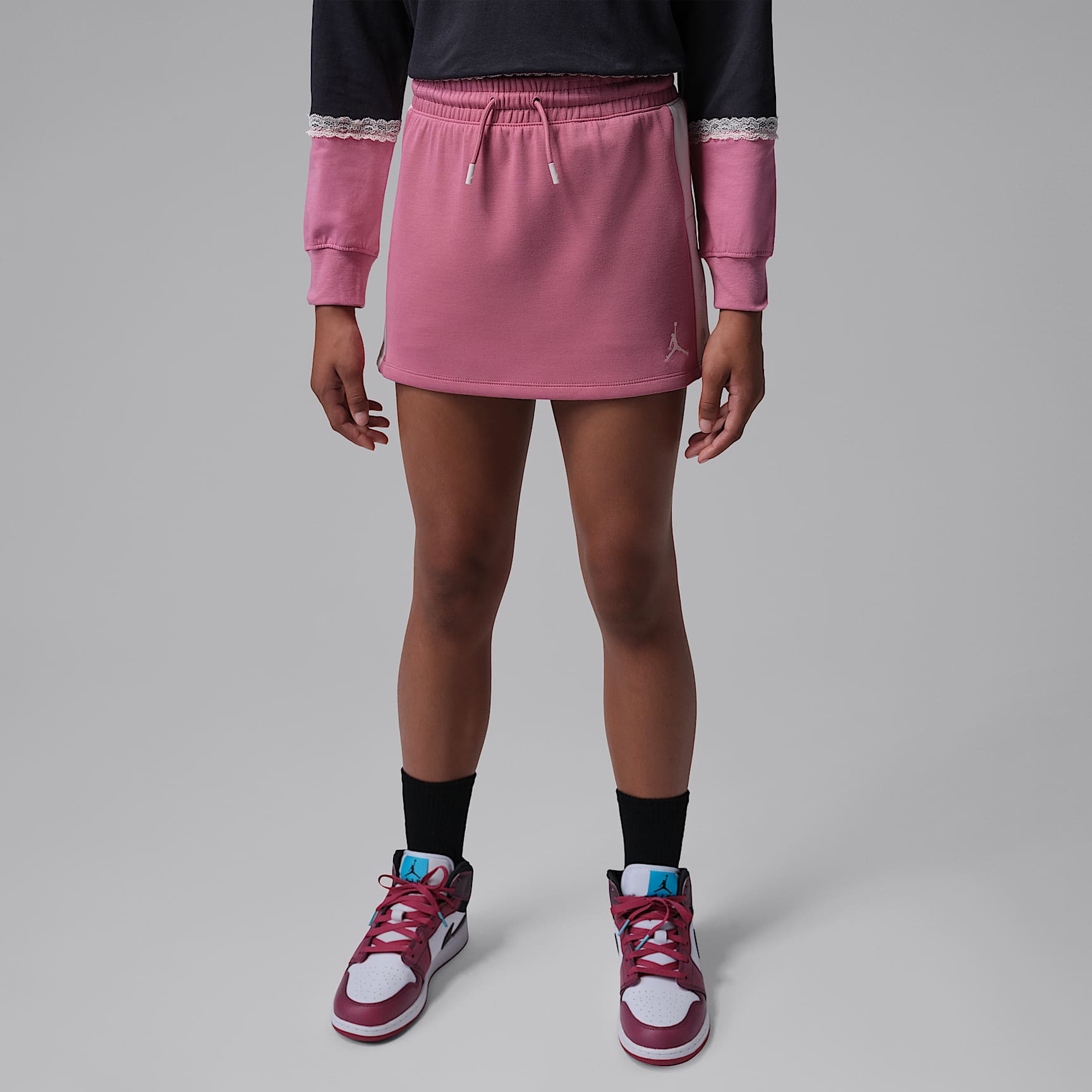 Jordan She's An All Star Big Kids' Snap Skort