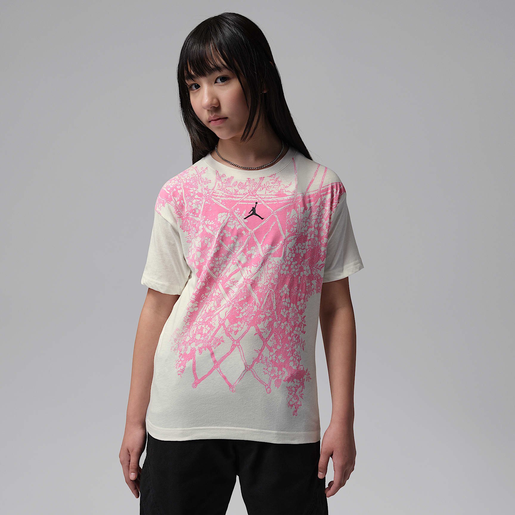 Jordan Big Kids' Net Bouquet T-Shirt