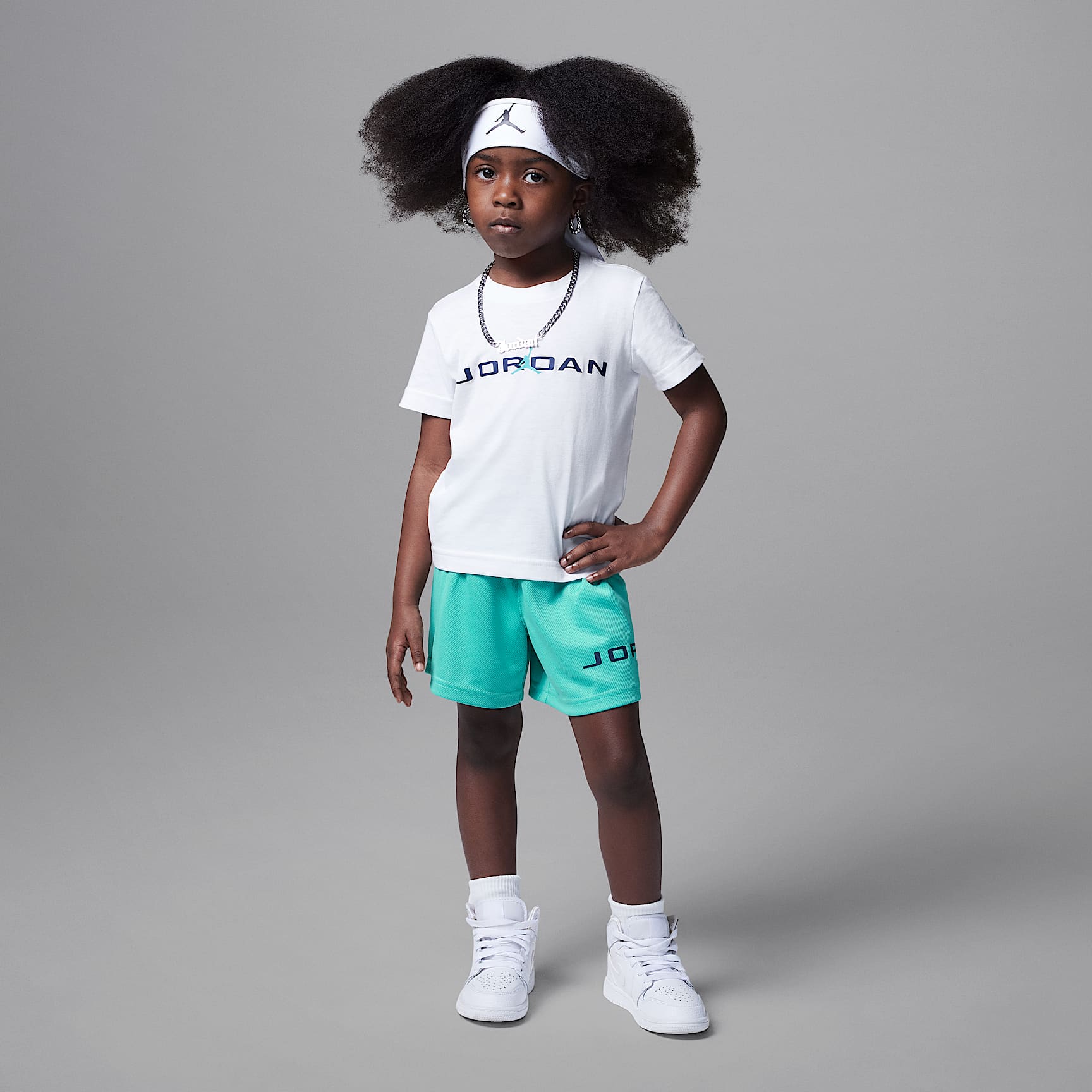 Conjunto de 2 piezas de shorts de malla Baseline infantil Jordan