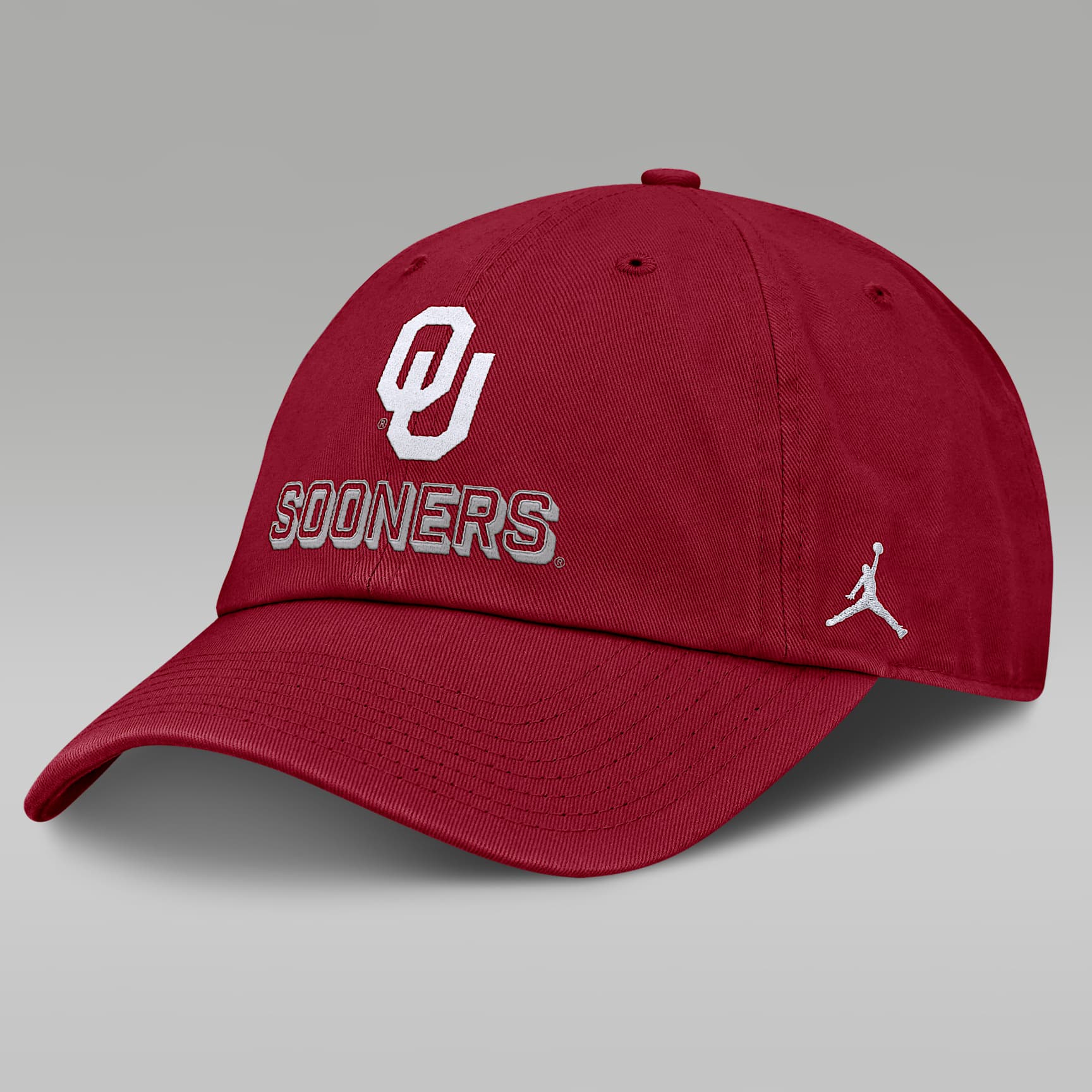Oklahoma On-Field Club Gameday Men's Jordan Brand College Adjustable Hat