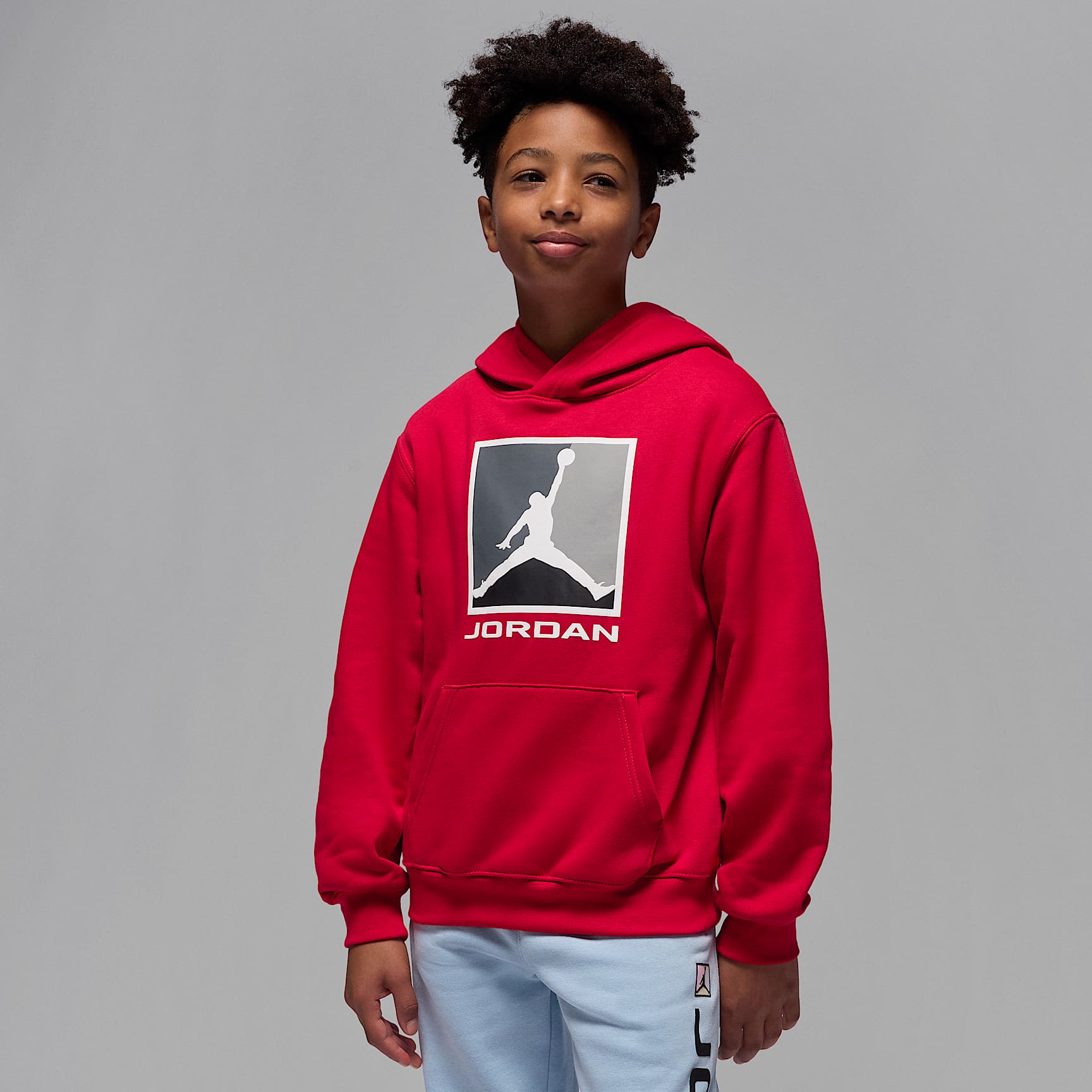 Jordan Essentials Older Kids' Fleece Baseline Pullover Hoodie