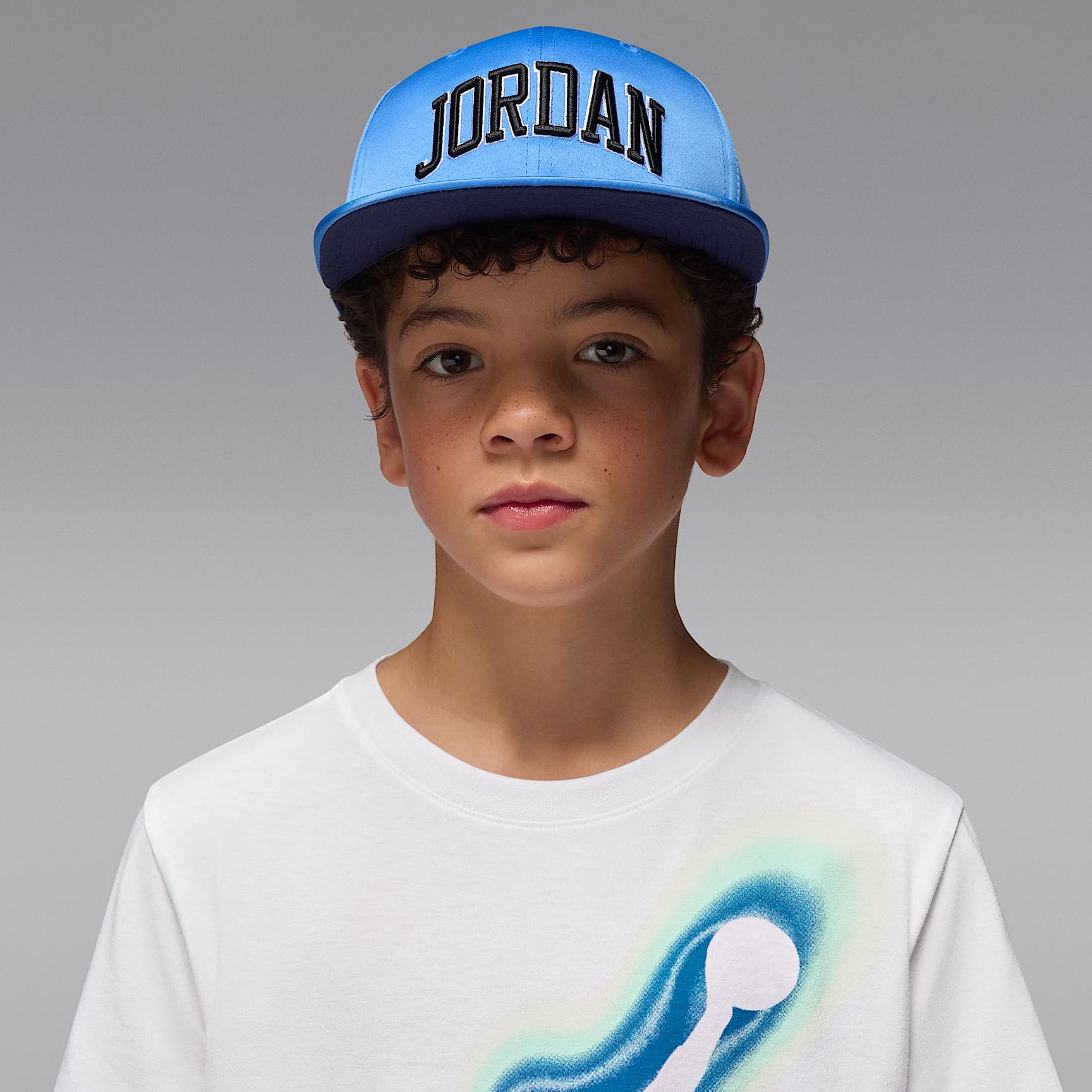 Jordan Big Kids' Satin Flat Brim Cap