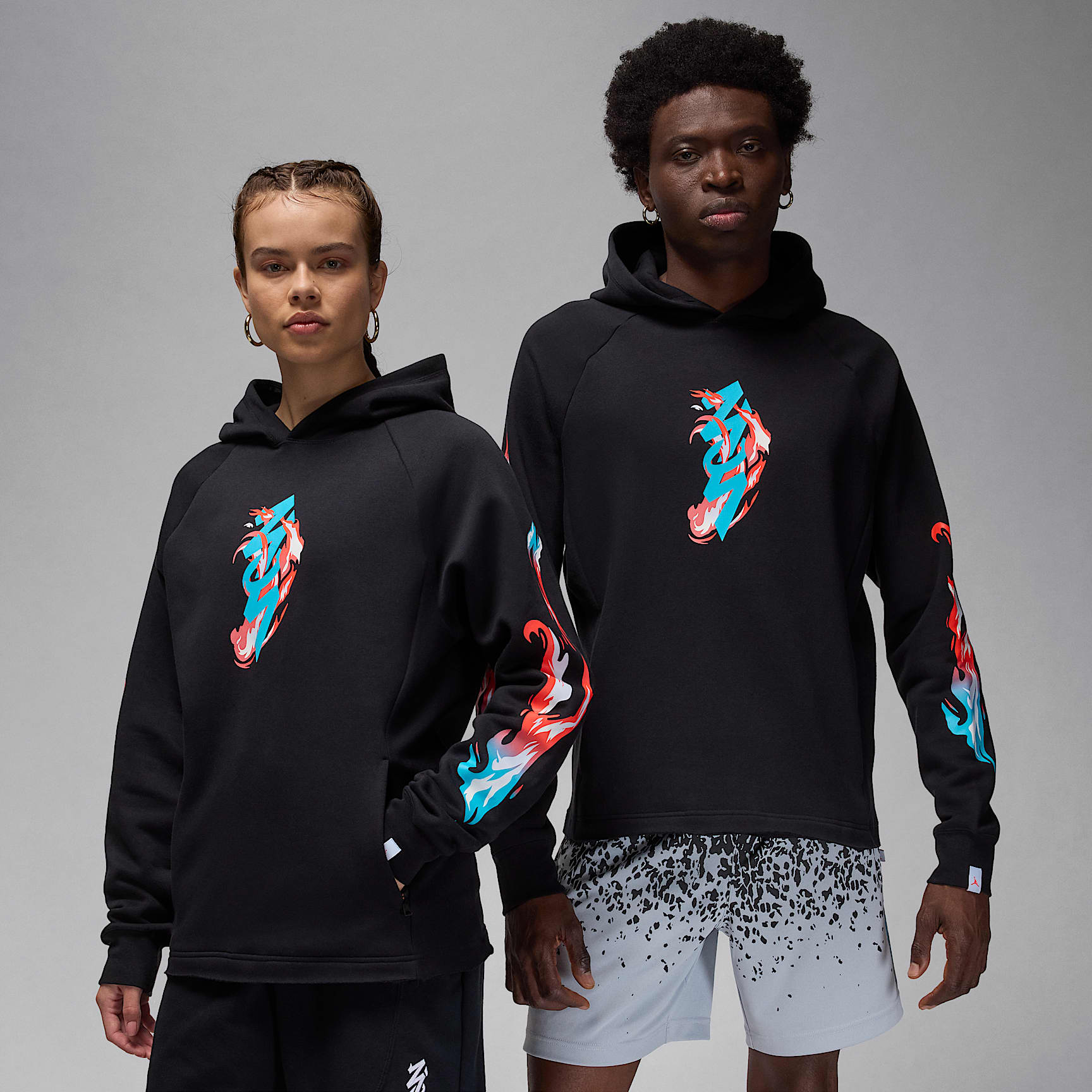 Zion Men's Graphic Fleece Pullover Hoodie