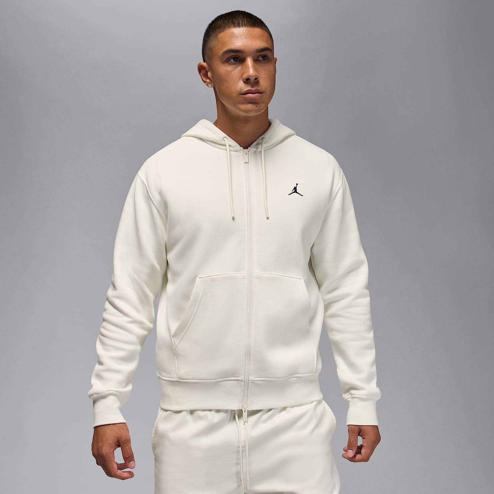 Sudadera con gorro de cierre completo para hombre Jordan Brooklyn Fleece