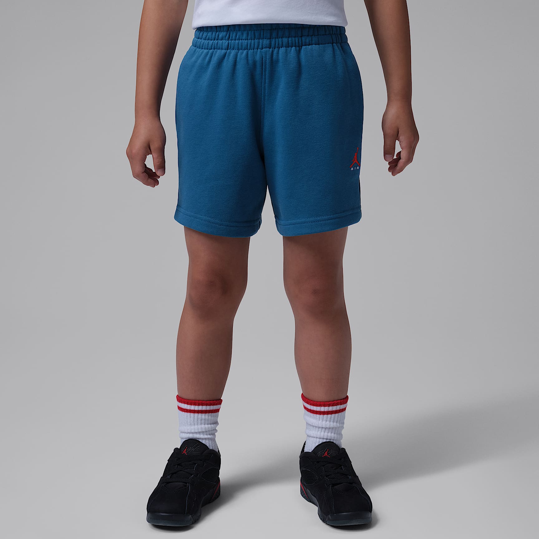 Shorts Jordan de French Terry para niños talla pequeña Brooklyn