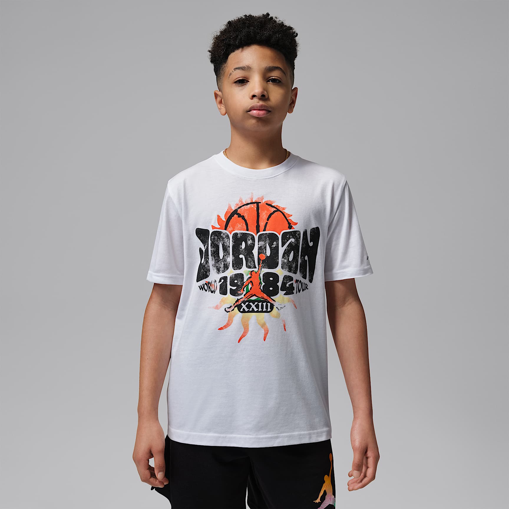 Jordan Super Splash Big Kids' Paint Spill Jumpman T-Shirt