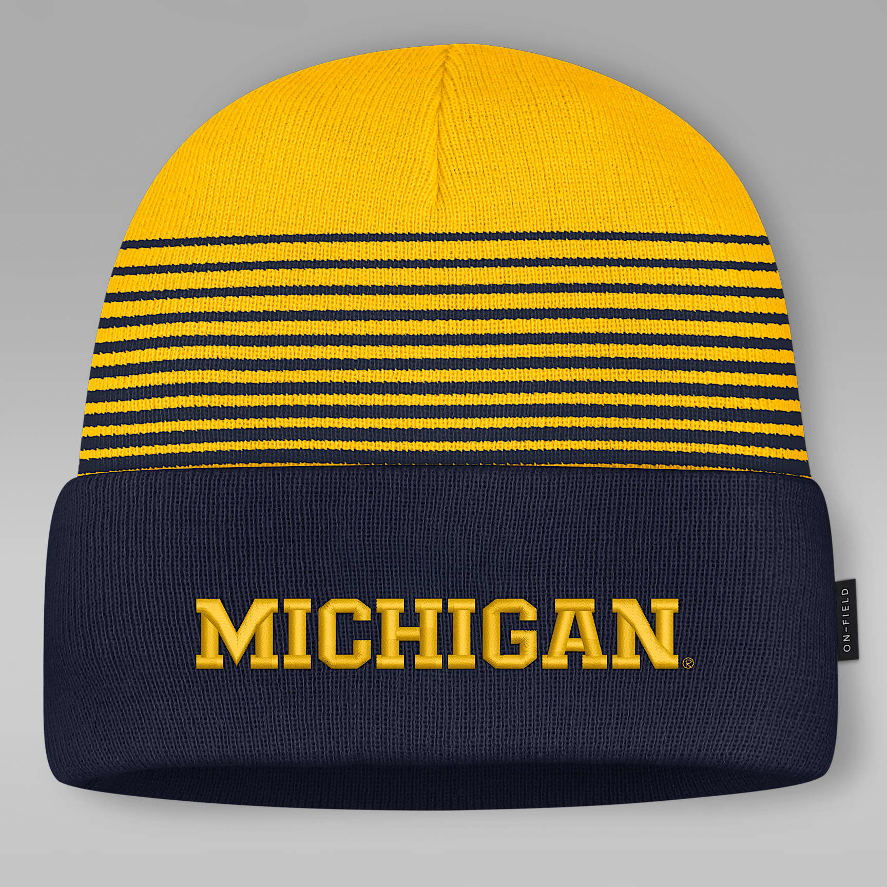 Michigan Sideline Utility Men's Jordan Brand College Cuffed Beanie
