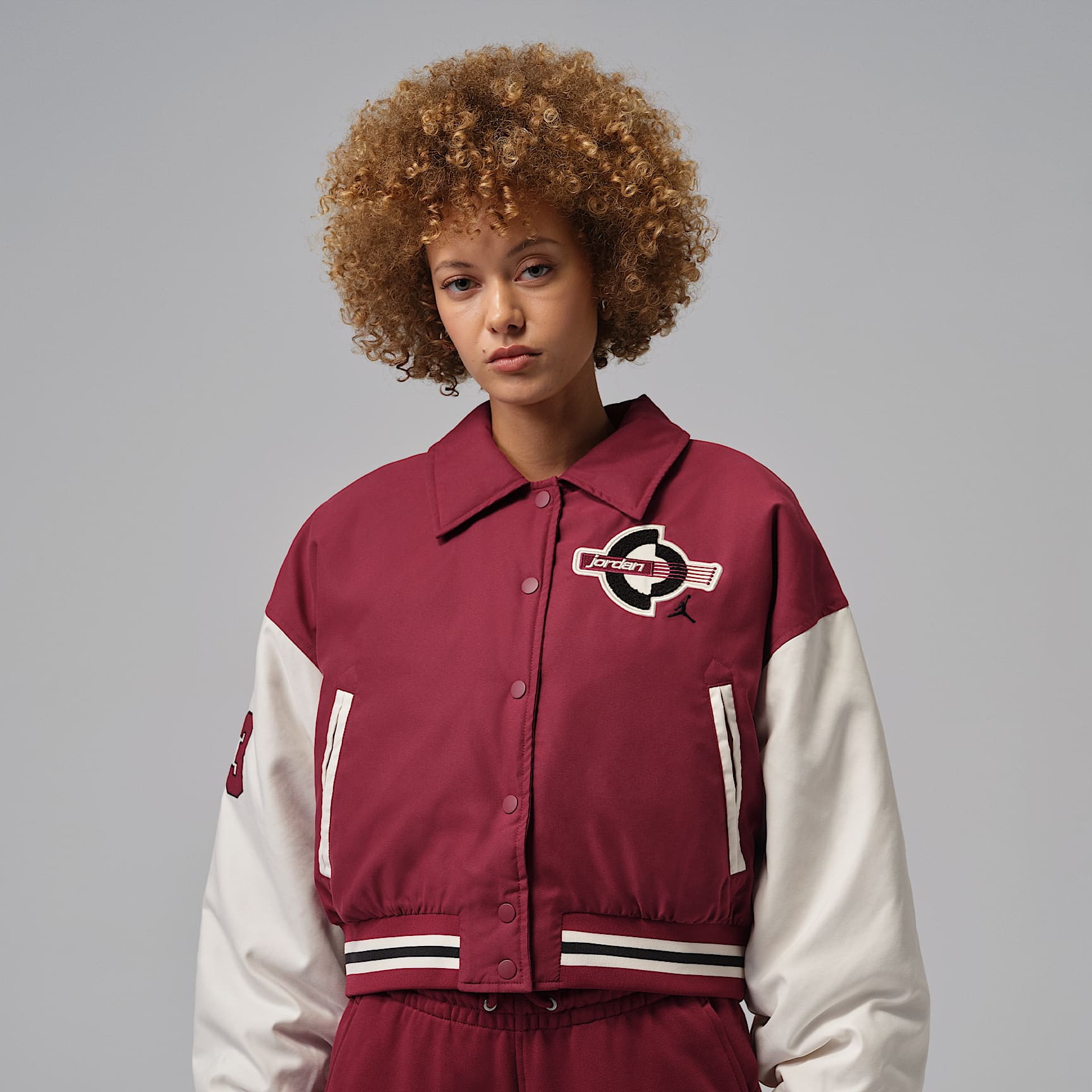 Jordan Brooklyn Women's Therma-FIT Varsity Jacket