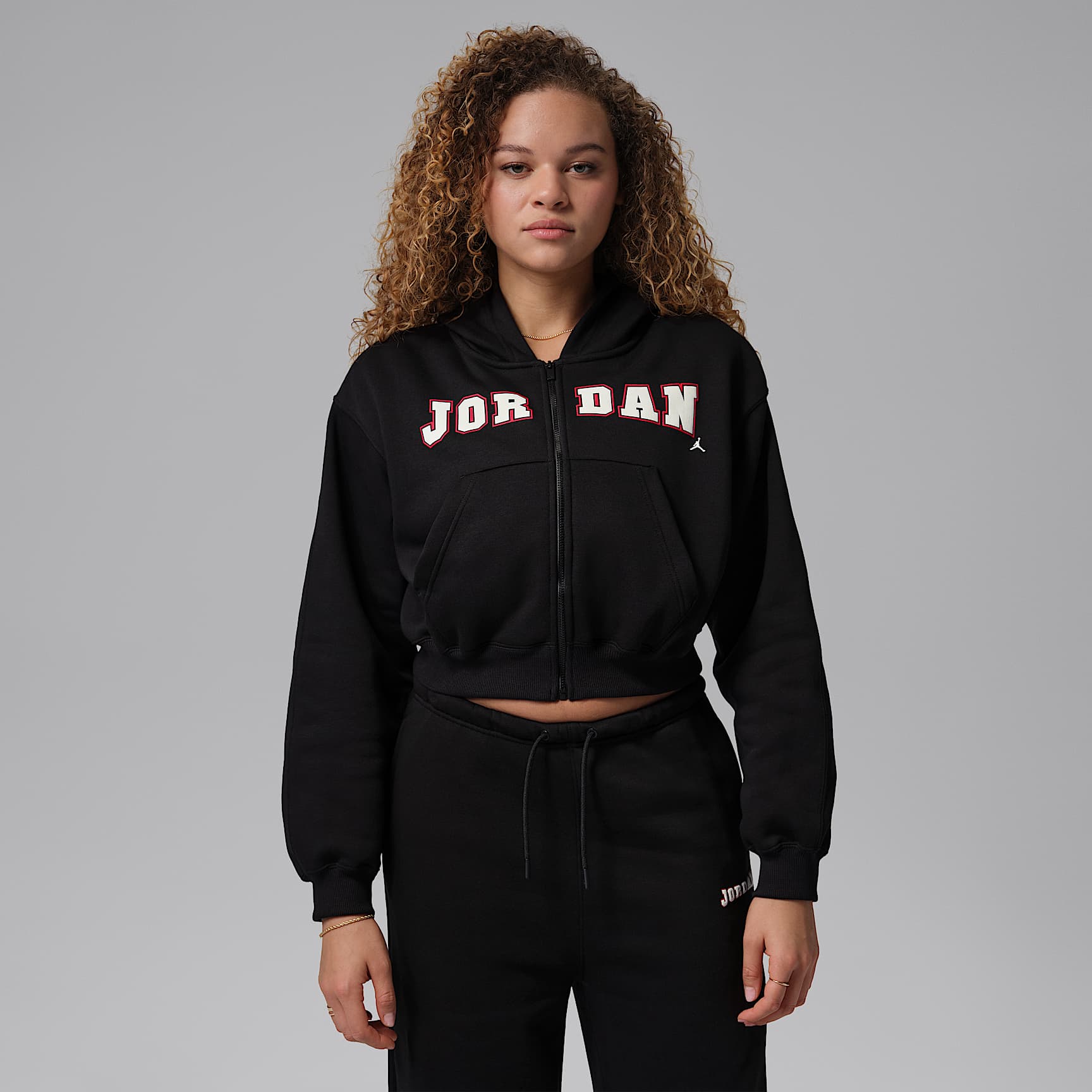 Jordan Brooklyn Fleece Women's Full-Zip Mod-Crop Hoodie