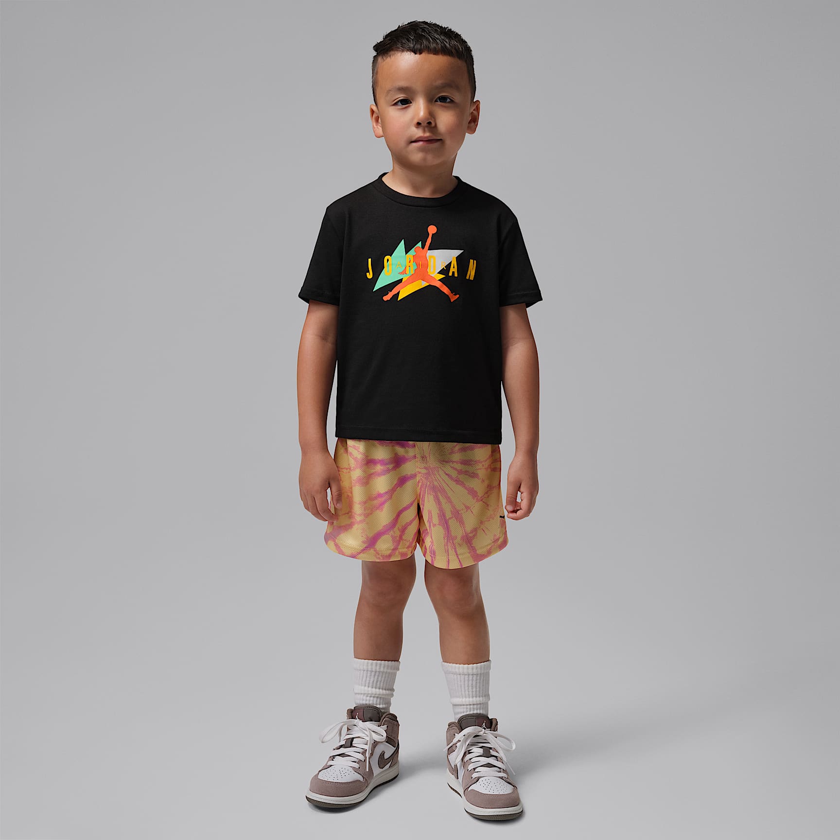 Jordan Toddler 2-Piece Festival Tie Dye Shorts Set