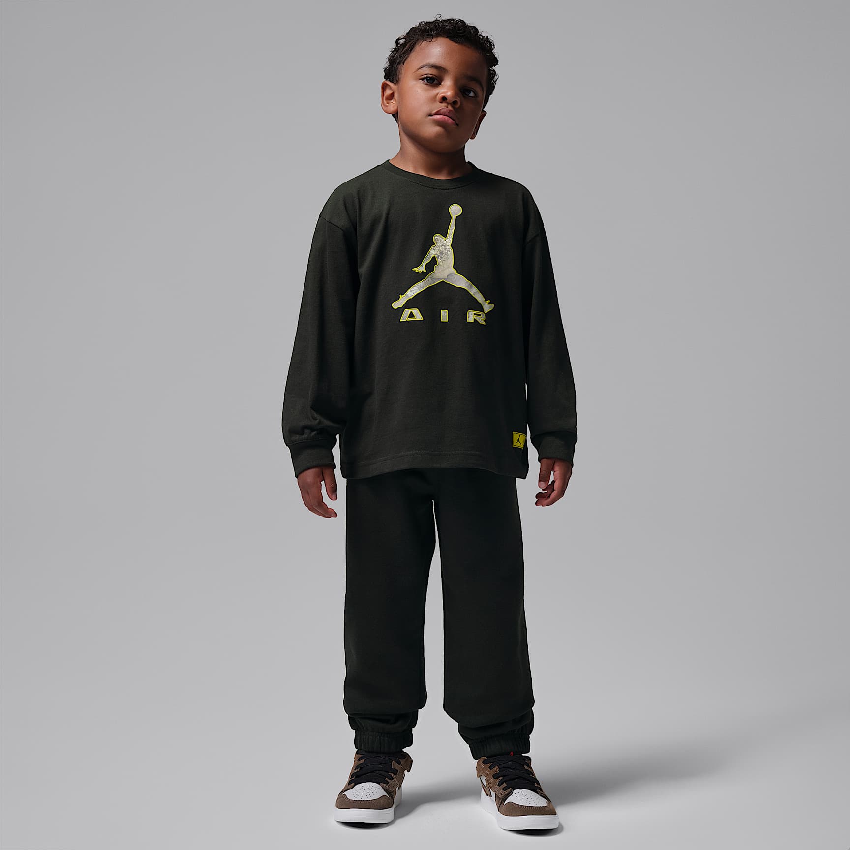 Jordan Little Kids' Brooklyn Realtree 2-Piece Long-Sleeve T-Shirt Set