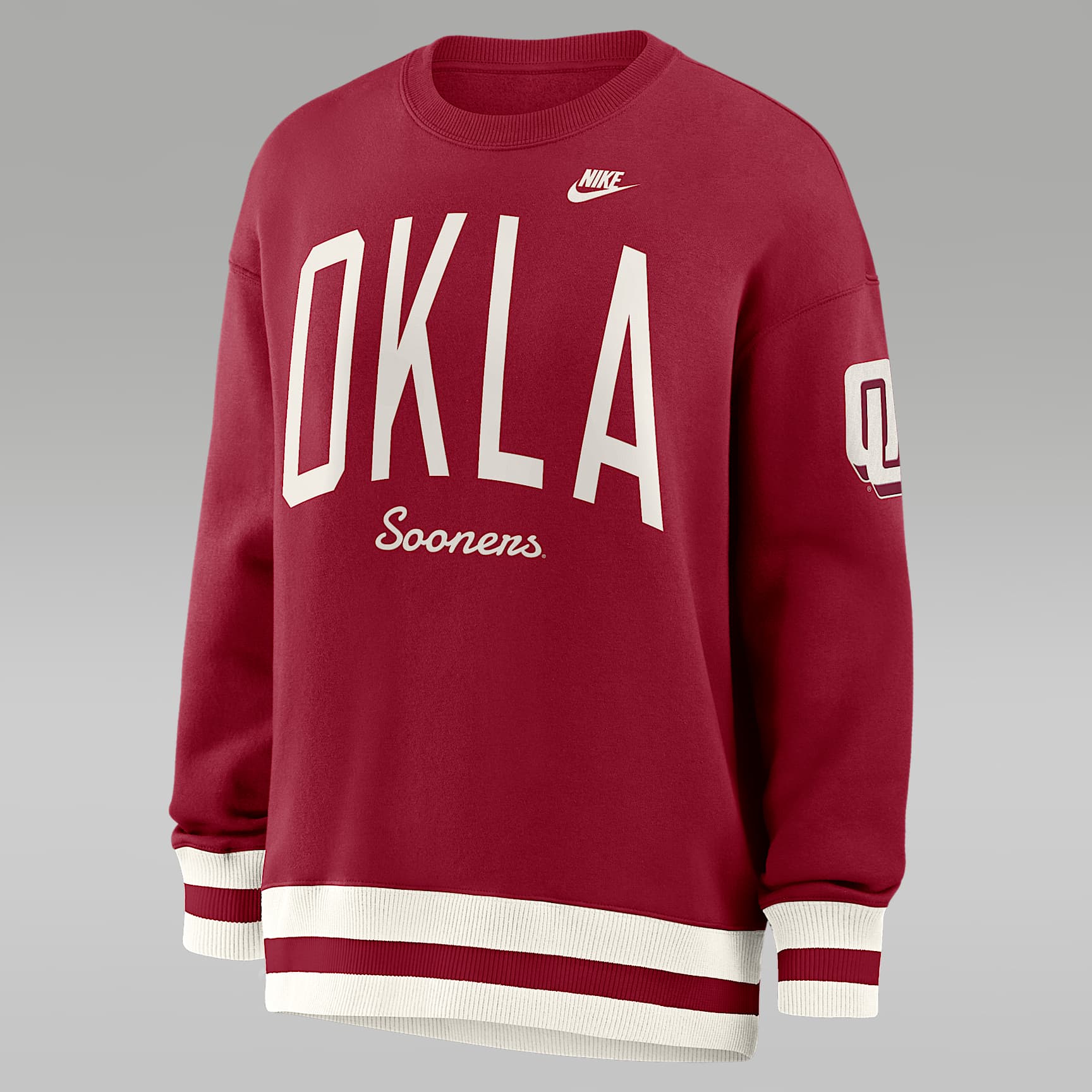 Oklahoma Legacy Women's Nike College Pullover Crew