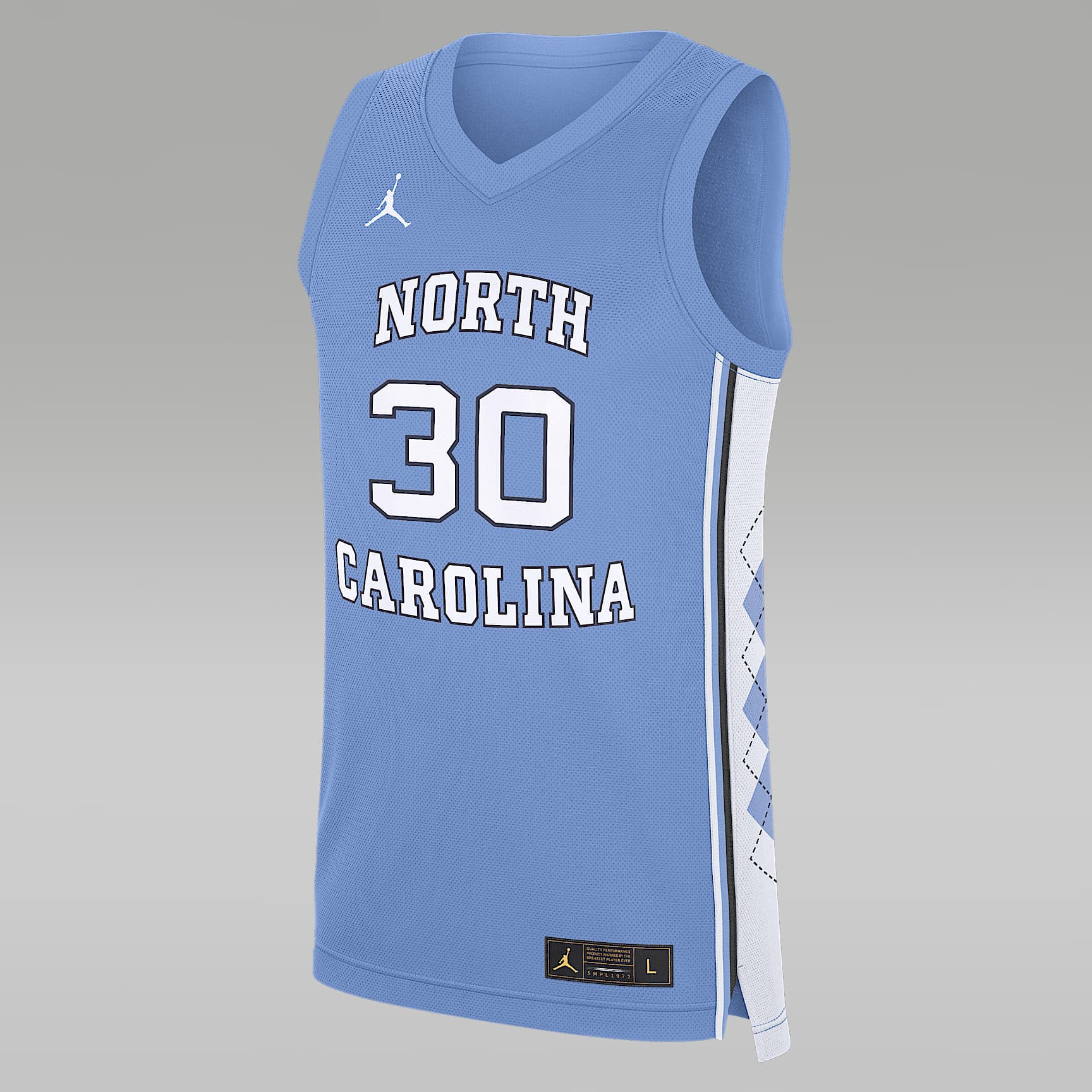 Jersey de básquetbol universitario marca Jordan para hombre North Carolina Replica