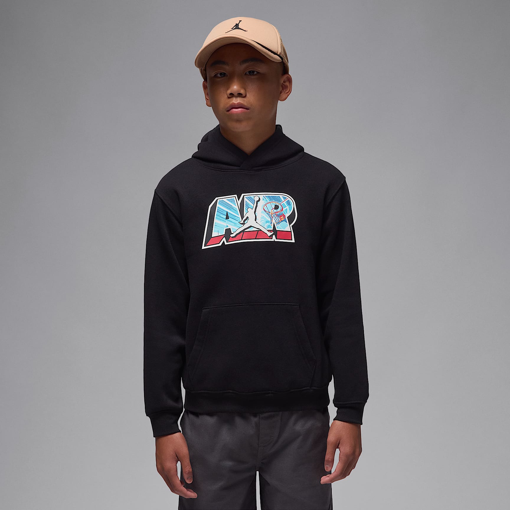 Jordan Big Kids' Air Postcard Pullover Hoodie