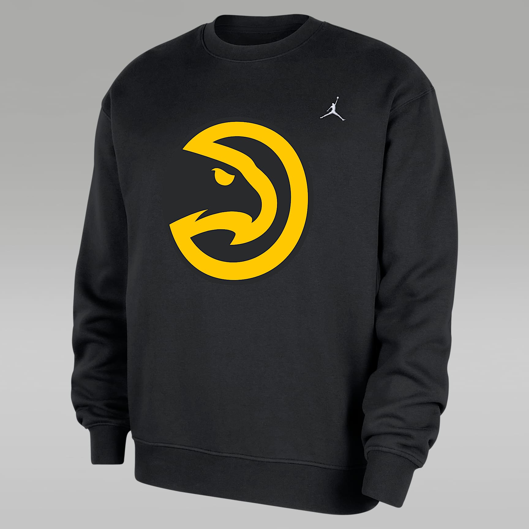 Atlanta Hawks Statement Essentials Men's Jordan NBA Fleece Crew-Neck Sweatshirt