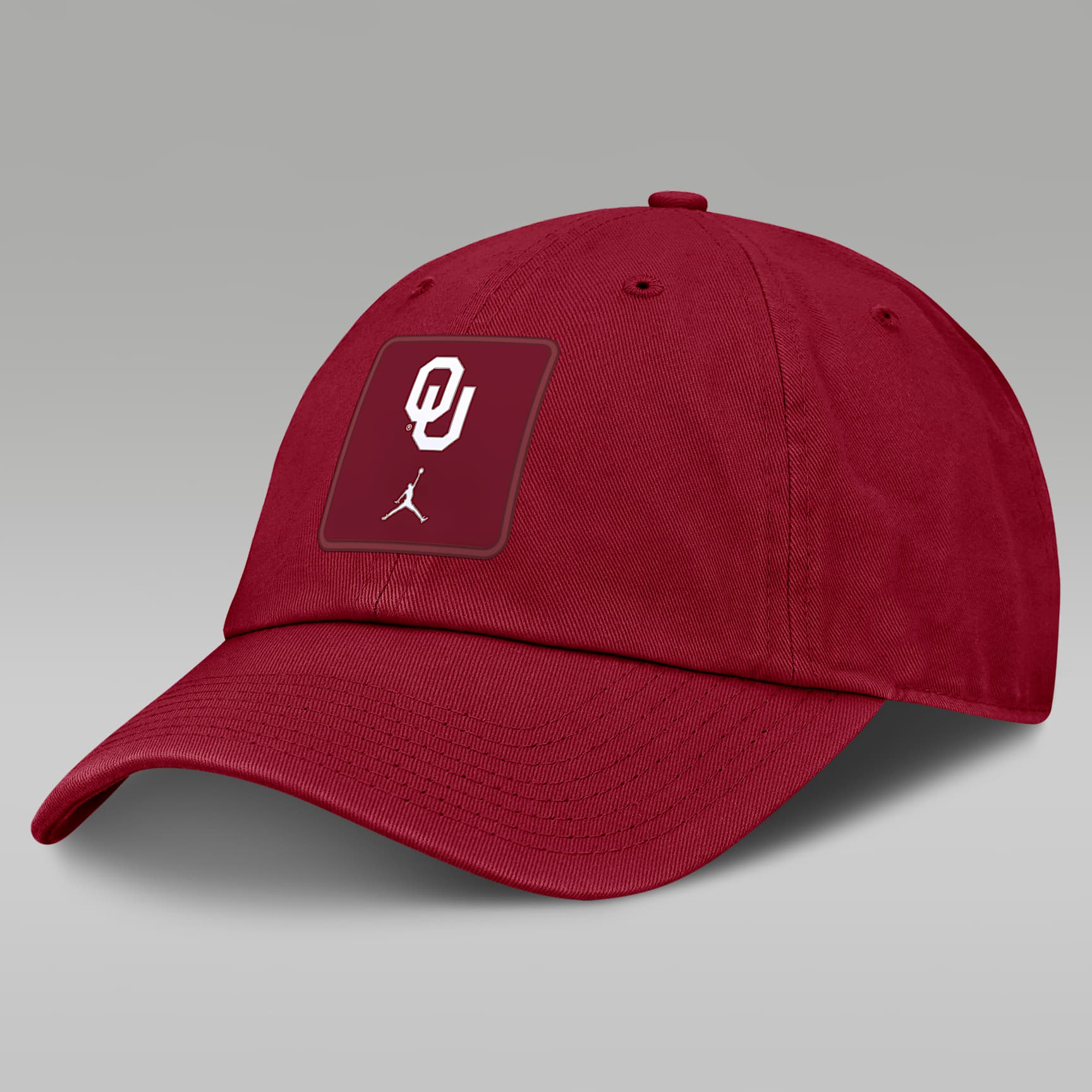Gorra universitaria marca Jordan ajustable para hombre Oklahoma Sideline Gameday Club