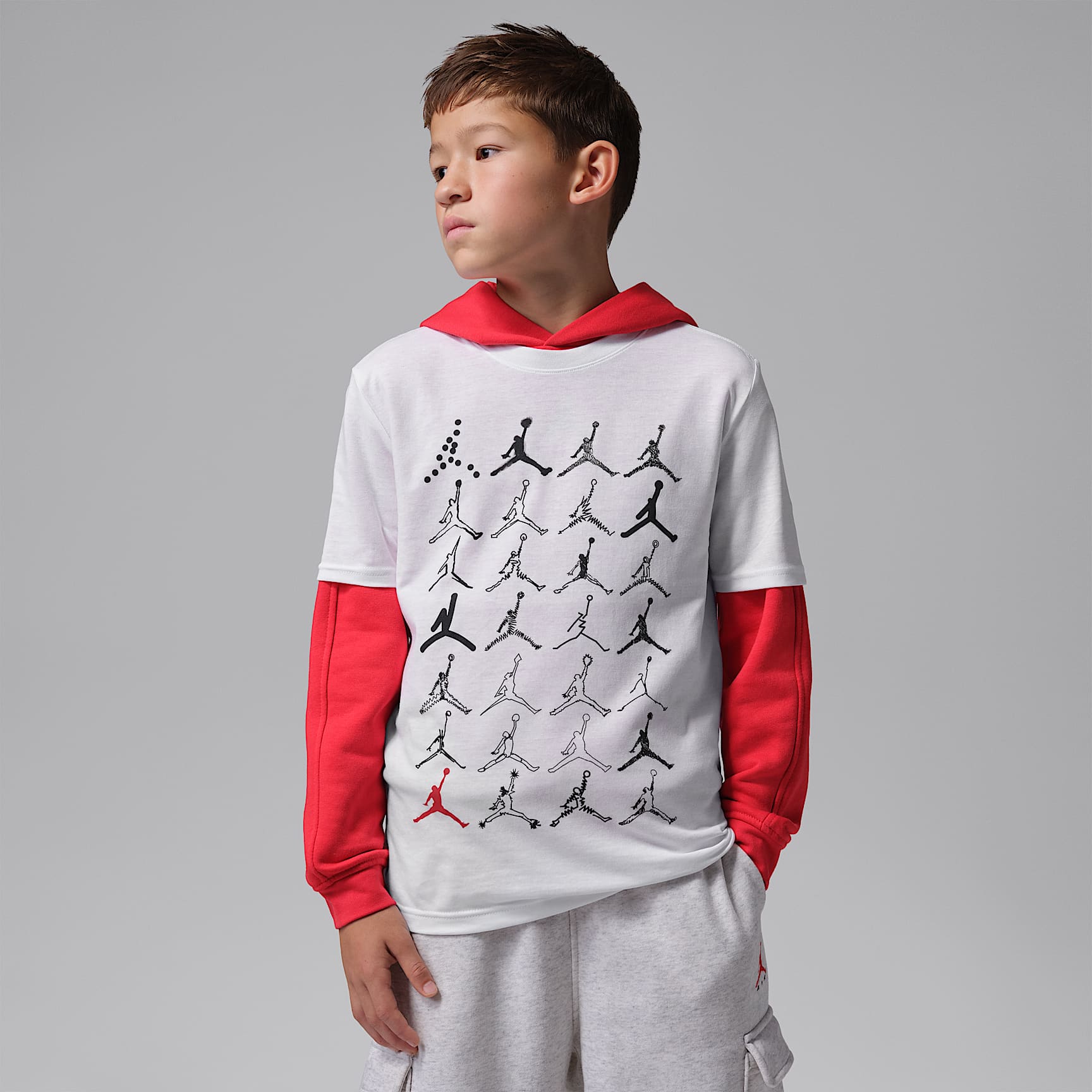 Jordan Older Kids' Sketches T-Shirt