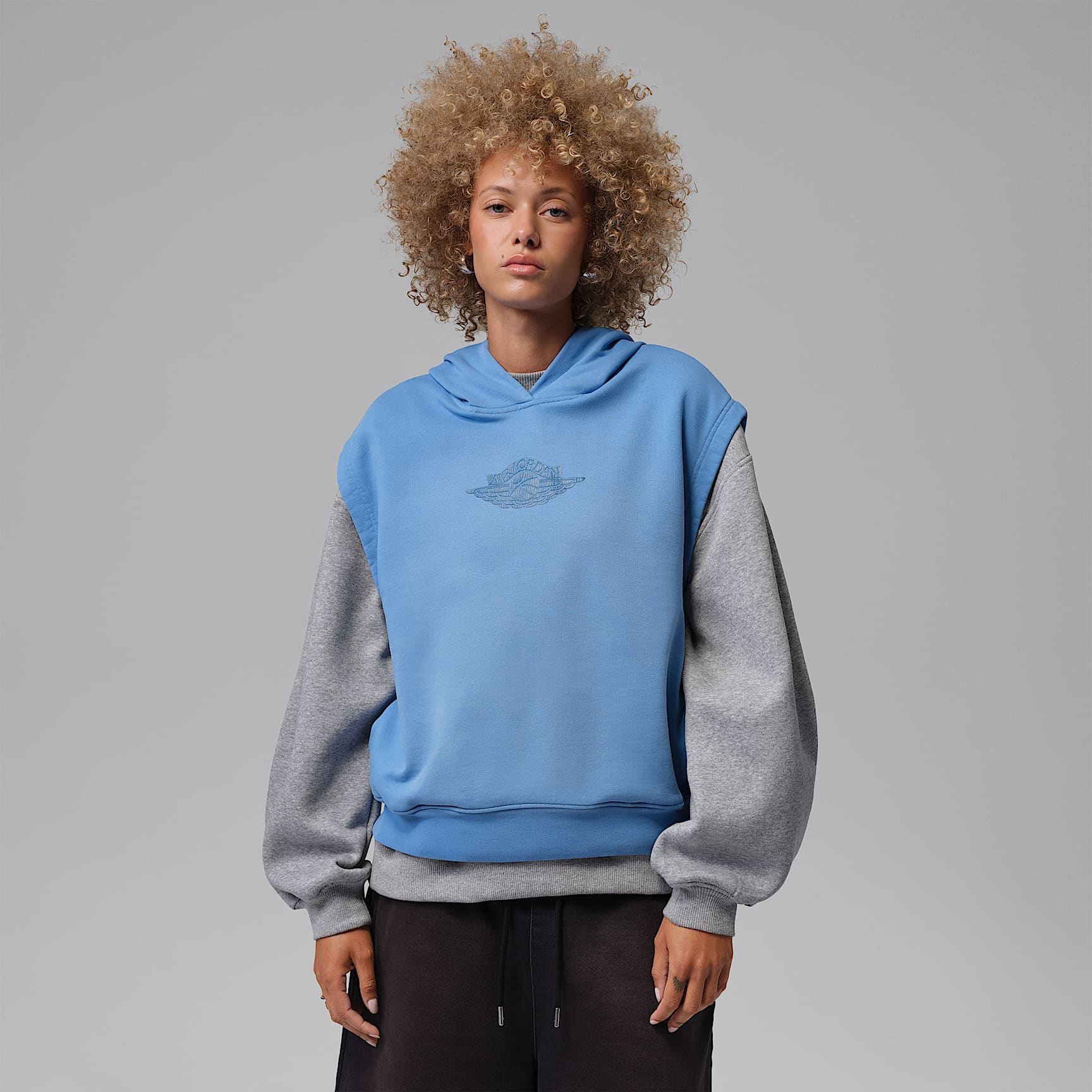 Jordan Flight Fleece Women's French Terry Short-Sleeve Hoodie