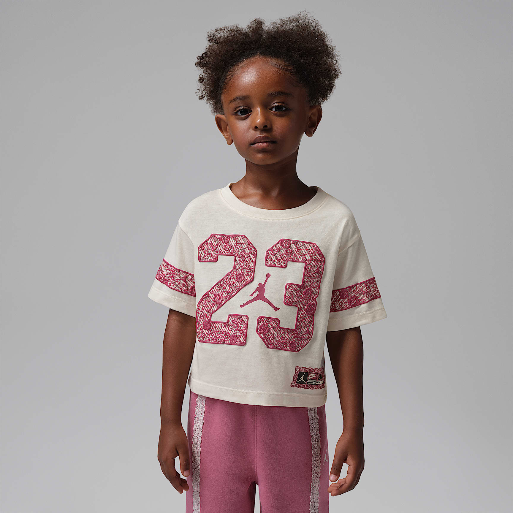 Jordan Little Kids' Floral Lace T-Shirt