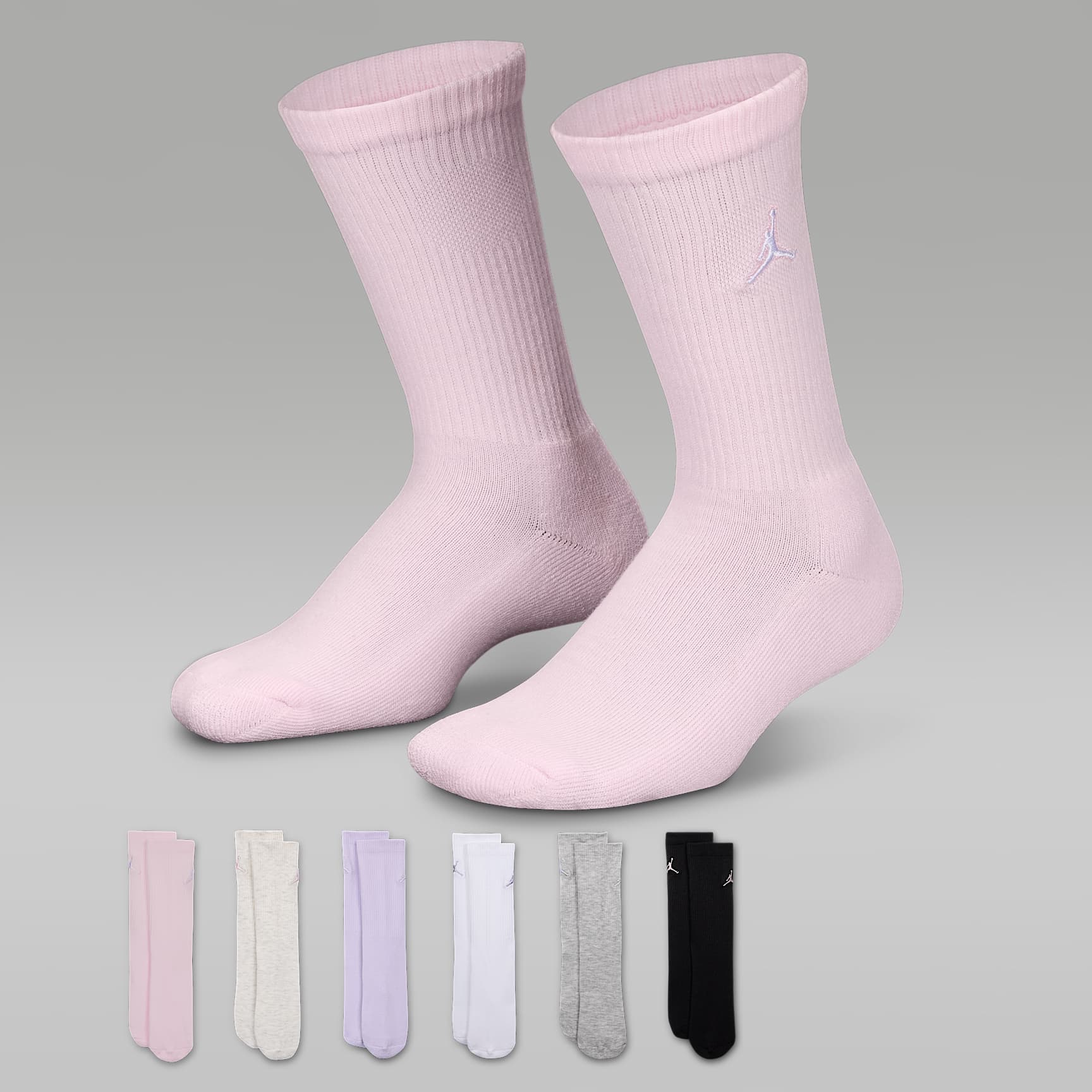 Jordan Everyday Essentials Kids' Crew Socks (6 Pairs)