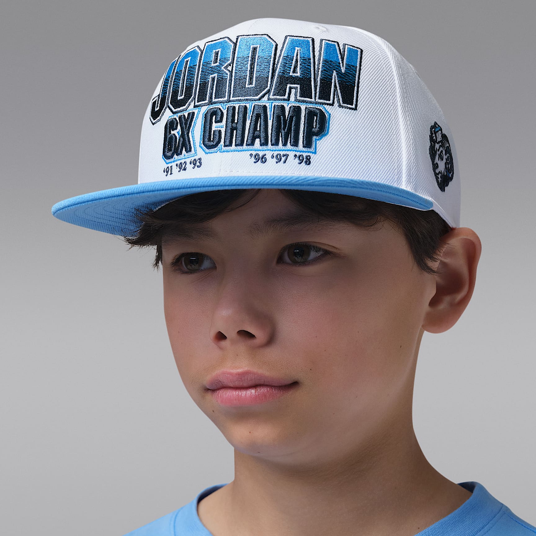 Gorra Jordan AJ11 GOAT University Blue Retro Pro