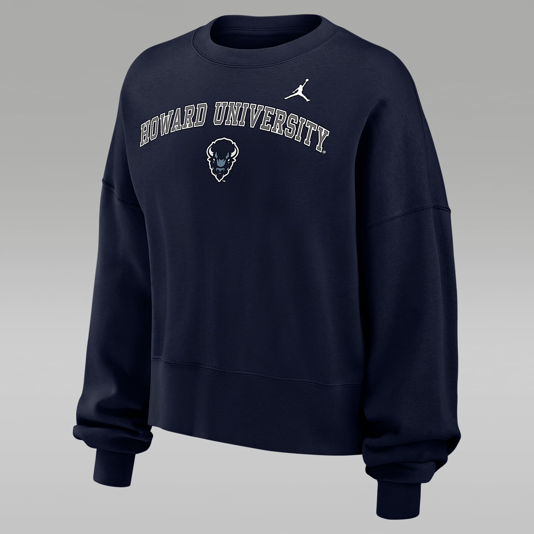 Sudadera de cuello redondo Phoenix Fleece para mujer Nike College (Howard University)