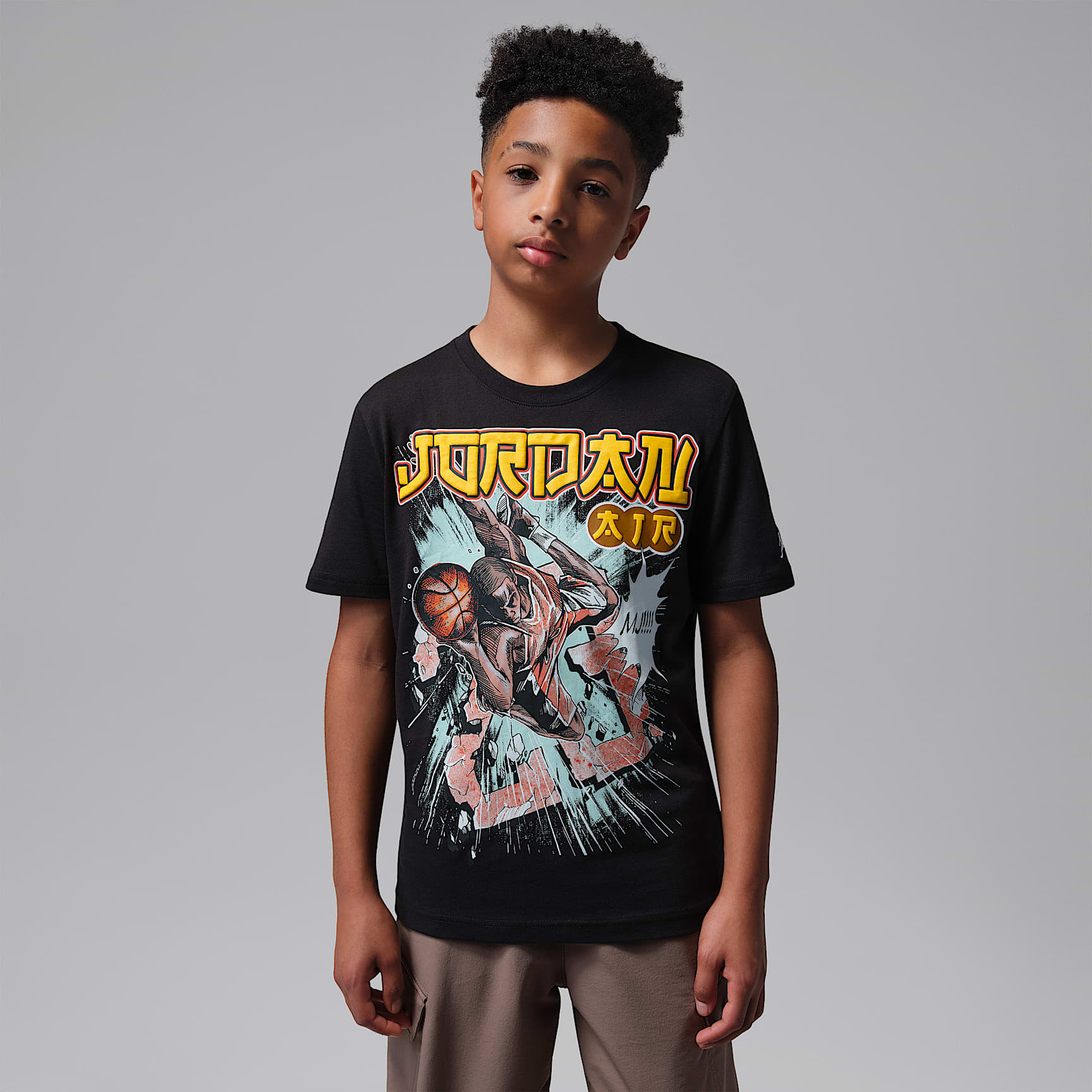 Playera Brooklyn Shattered Backboard para niños talla grande Jordan