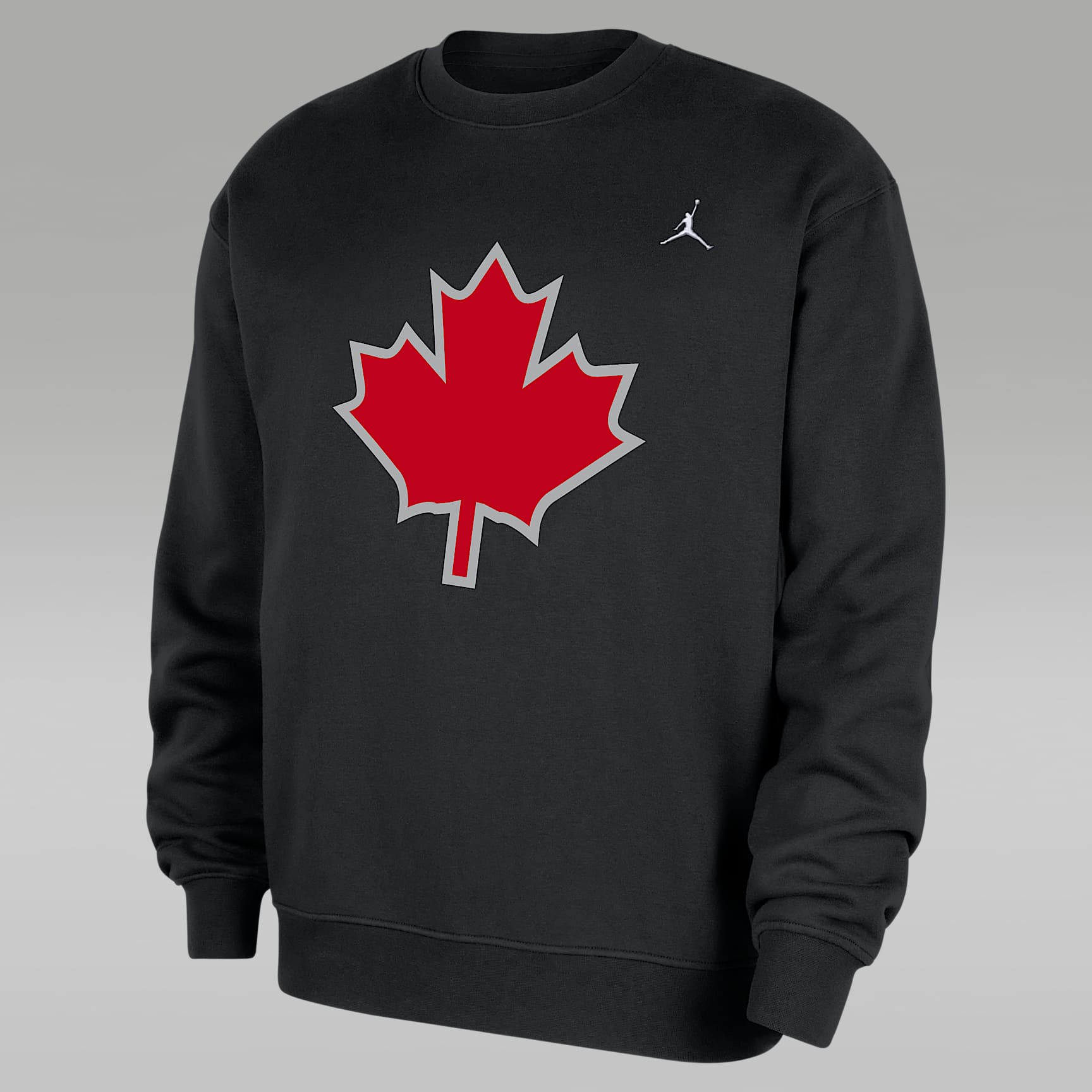 Toronto Raptors Statement Essentials Men's Jordan NBA Fleece Crew-Neck Sweatshirt