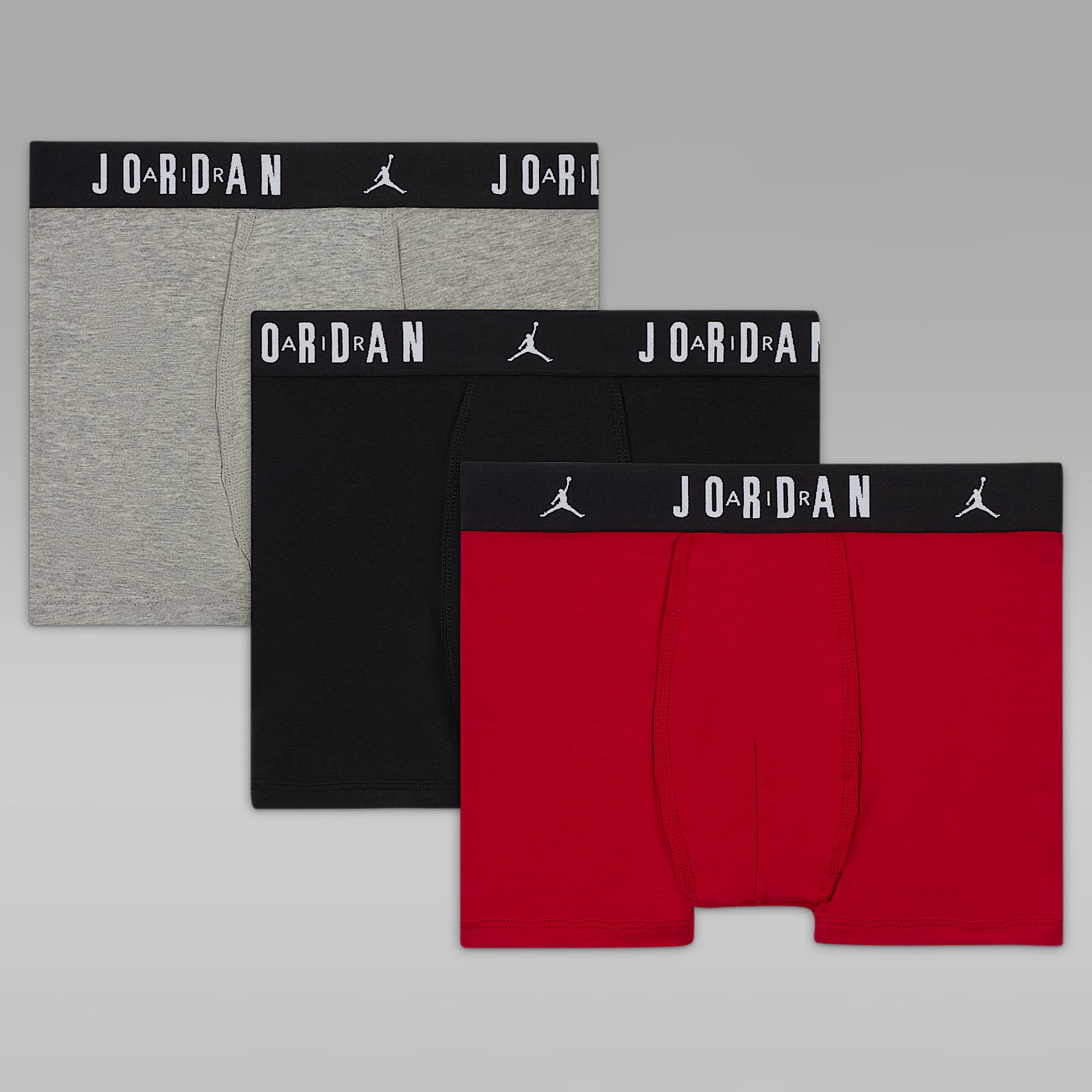 Bavlněné boxerky Jordan Flight pro větší děti (3 kusy)